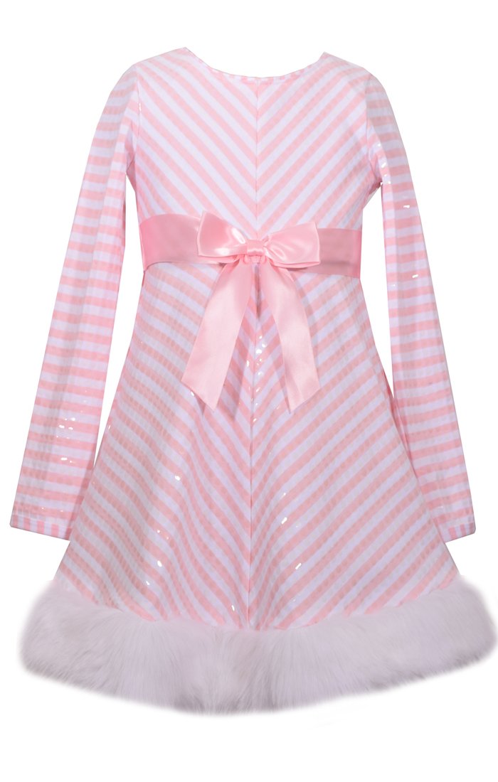Bonnie Jean Girls' Holiday Party Dresses - Christmas, Thanksgiving & Special Occasion Outfits for Toddler to Teen - Perfect for Family Photos, Church Events & Festive Celebrations