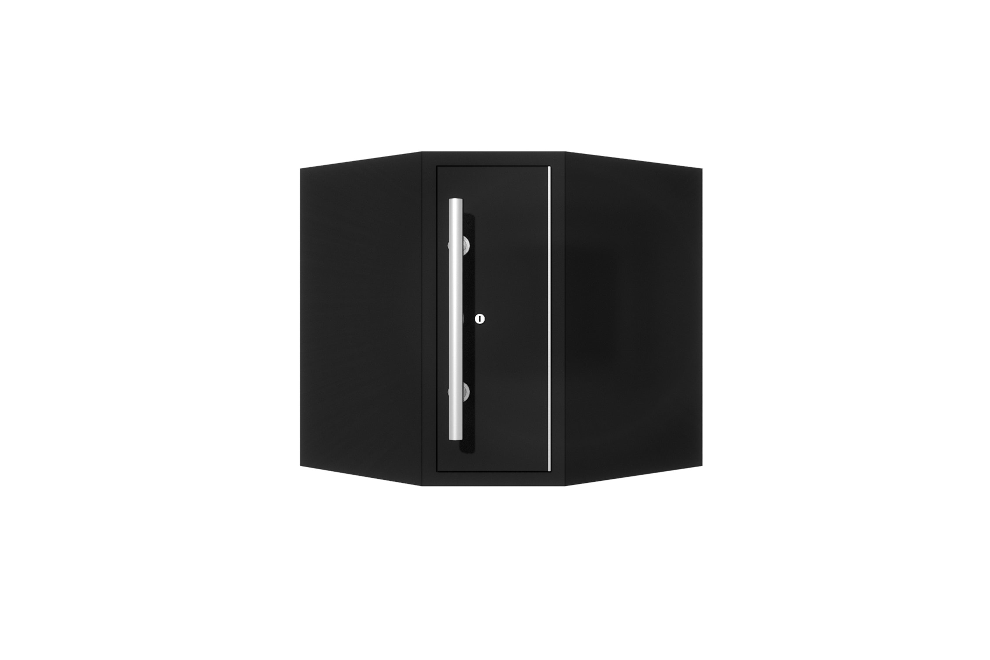 ProSlat LUX Corner Wall Mount Cabinet - Premium Storage Solution for Garage, Kitchen & Bathroom Organization - Perfect for Small Spaces & Home Decor