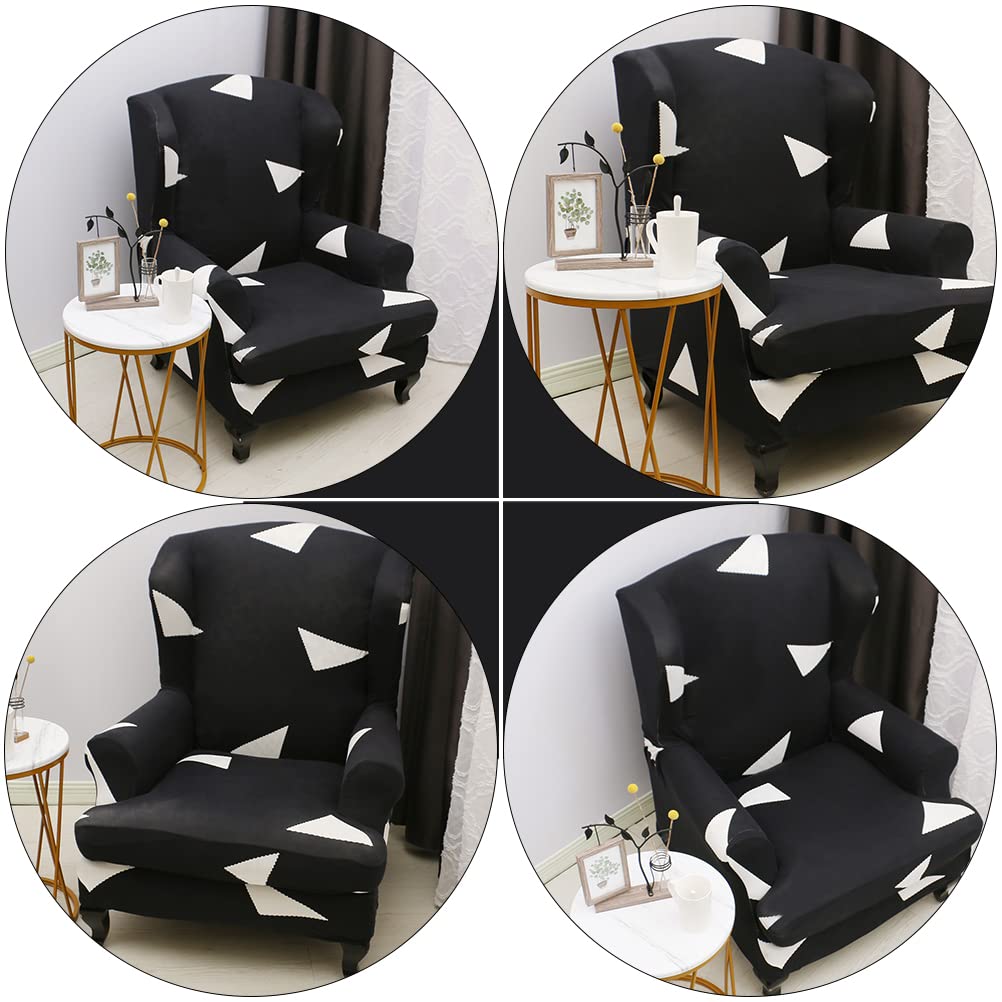 3D Printed Universal Sofa Slipcover - 1PC Polyester Stretchable Couch Cover for Armchair, Wingback Sofa & Massage Stool | Perfect for Living Room, Office & Home Decor Protection