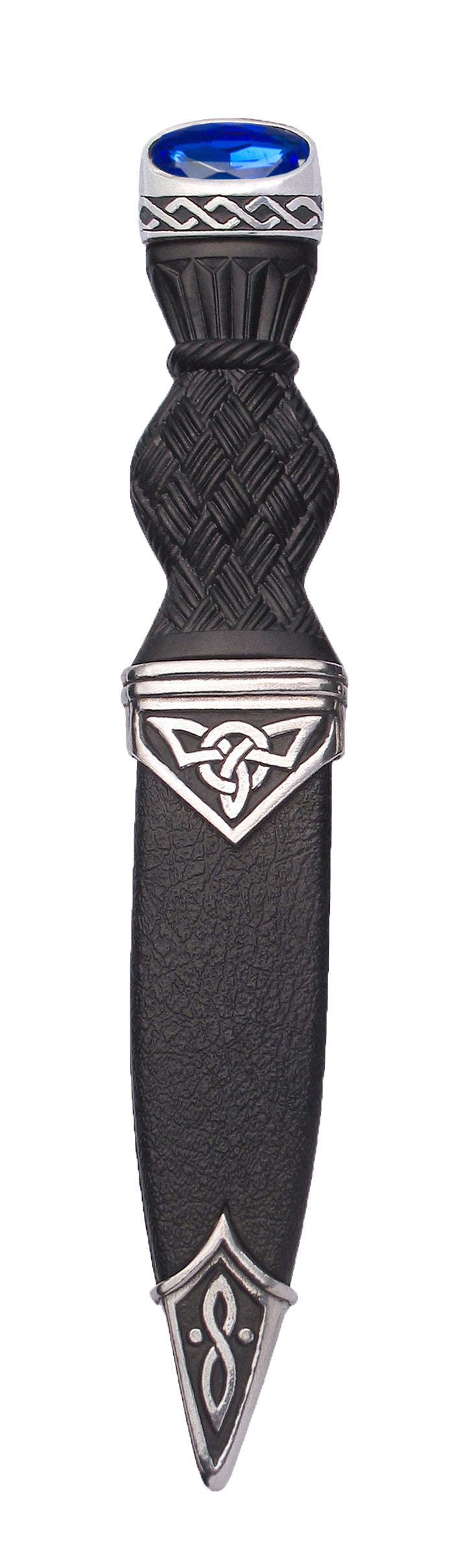 Authentic Celtic Design Sgian Dubh Knife SD36 - Highland Dress Accessory for Weddings & Scottish Events