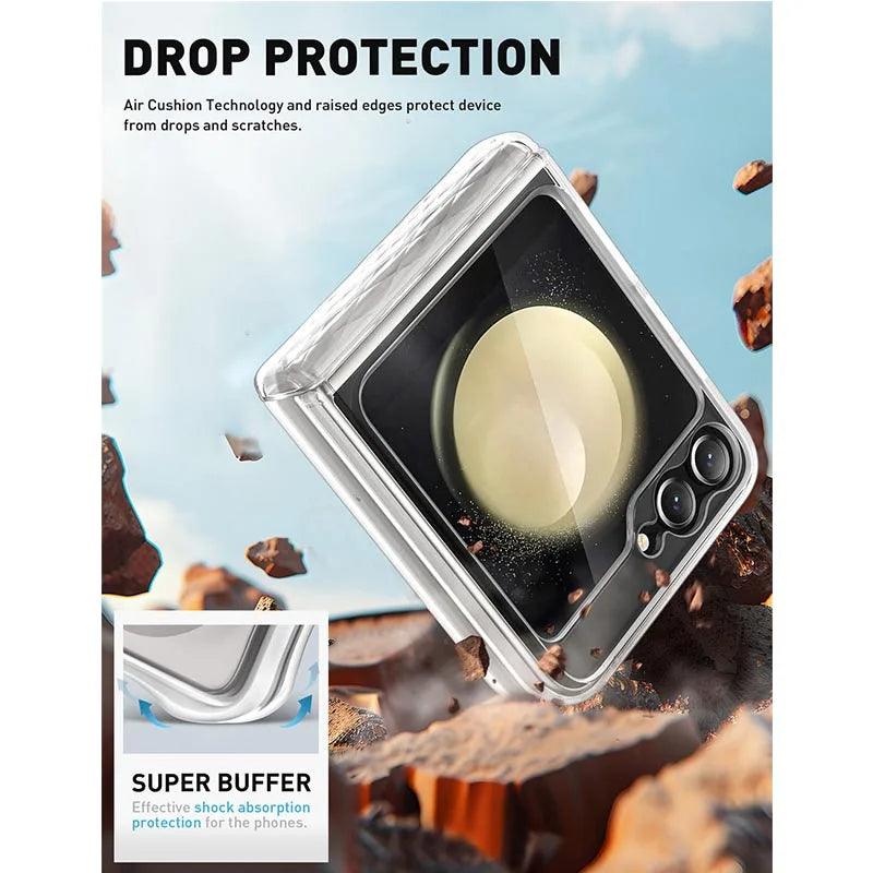 Galaxy Z Flip 6 Case | BLASON Cosmo Slim Clear Protective Cover with Shockproof Design for Samsung Galaxy Z Flip 6 - Perfect for Everyday Use, Travel & Outdoor Activities