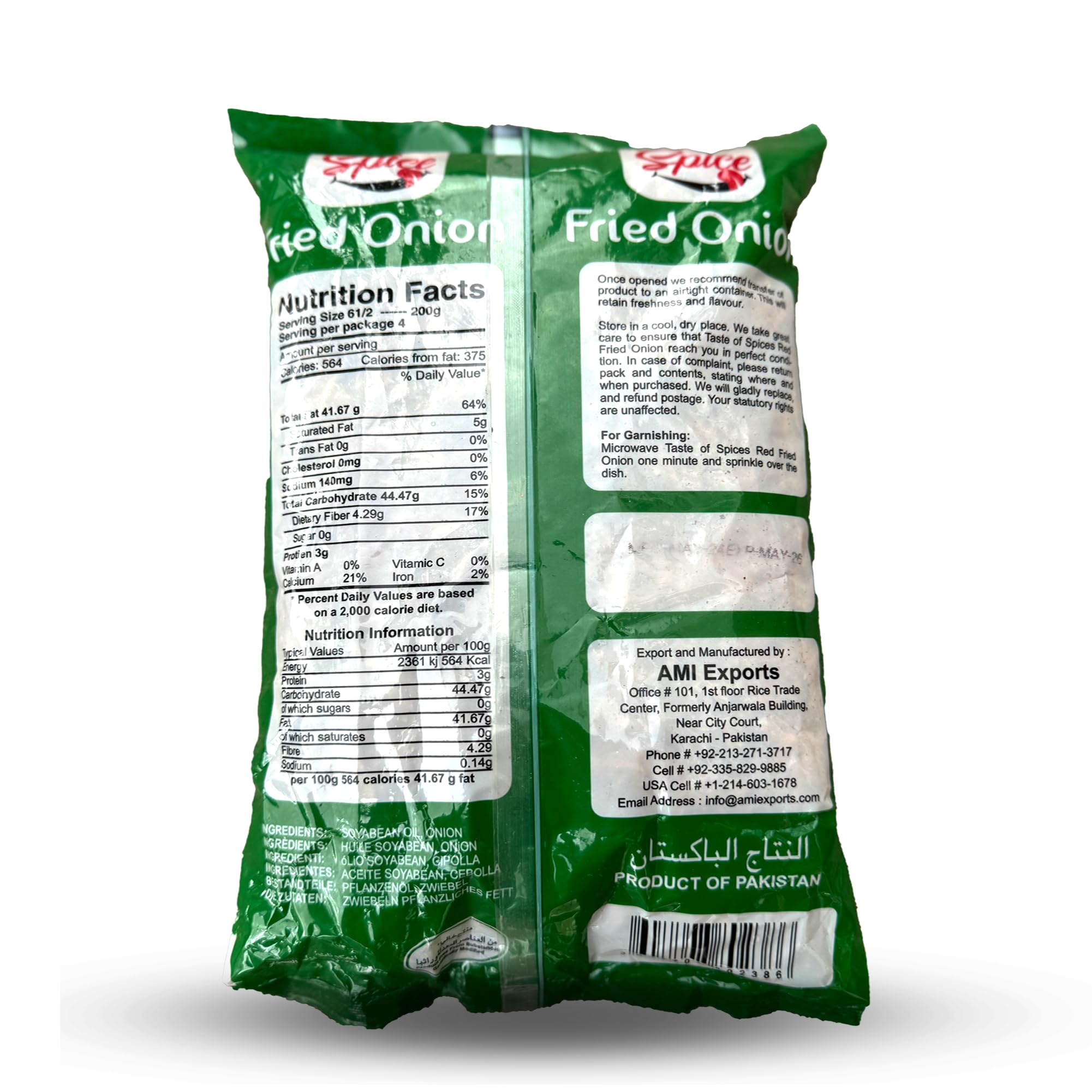 Original Crispy Fried Onions - Gluten Free Crunchy Onion Toppings for Salads, Burgers & Casseroles - 14 Oz (Pack of 1) - Fresh Gourmet French Fried Onions for Soups, Baked Potatoes & Green Bean Casserole