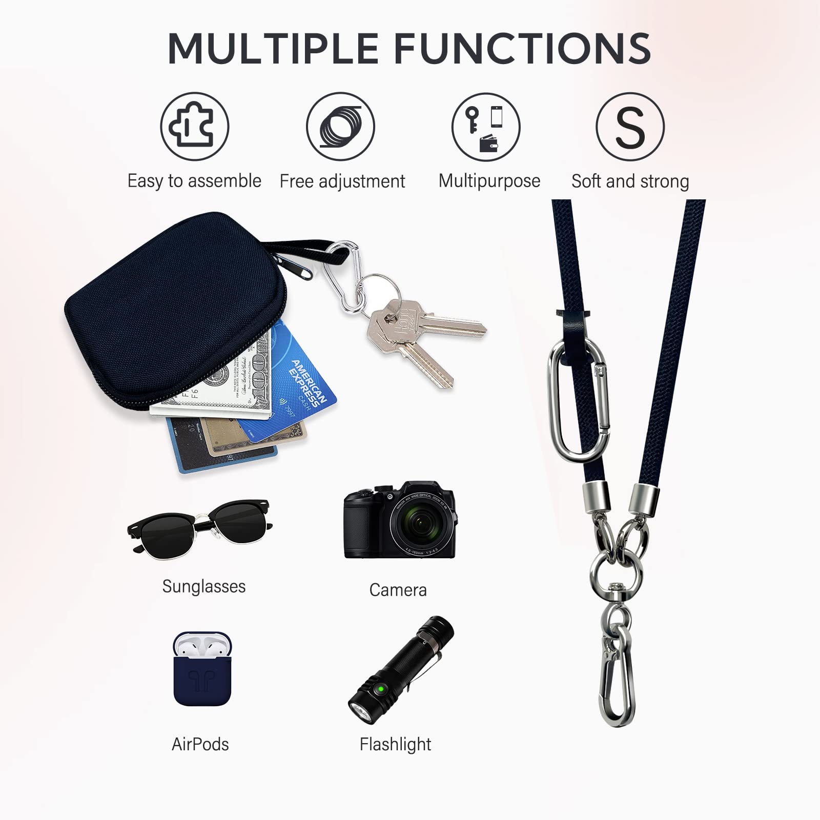 Universal Phone Lanyard with Wallet - 51