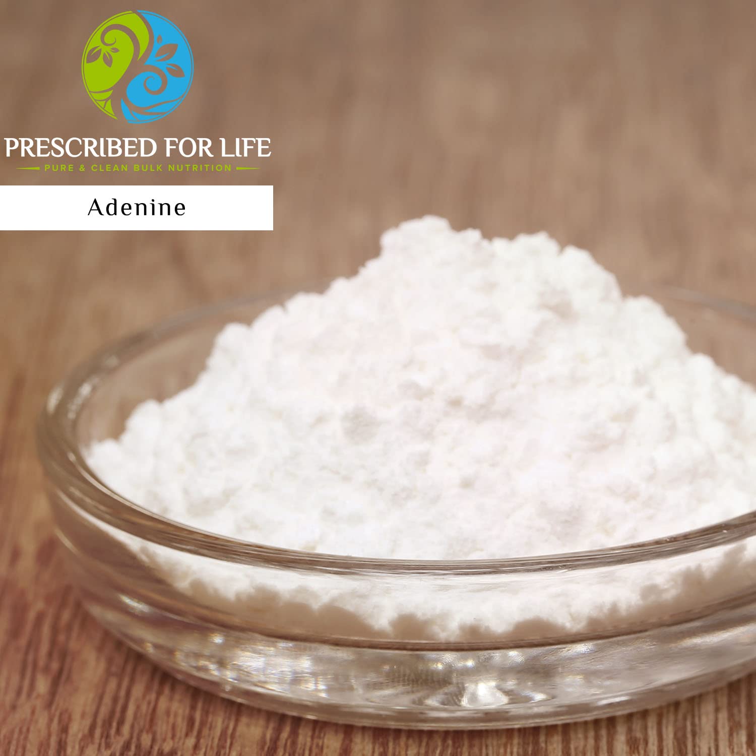 Prescribed For Life Adenine Powder - Vitamin B4 Supplement, Nucleobase Purine Derivative (1kg / 2.2lb) for Energy Support & Cellular Health - Perfect for Athletes & Wellness Enthusiasts