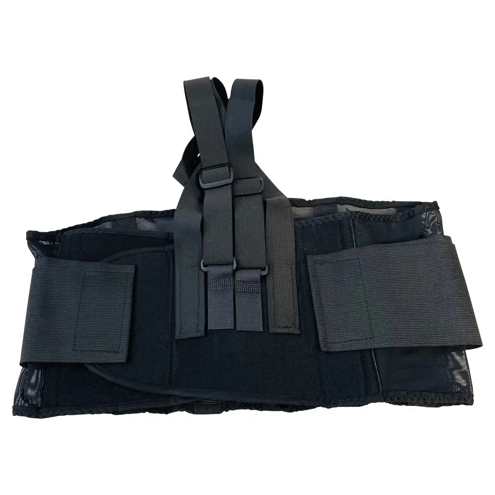 AA Back Support Belt with Suspenders for Men & Women - Adjustable Waist 38-42 - Ideal for Work, Sports & Posture Correction