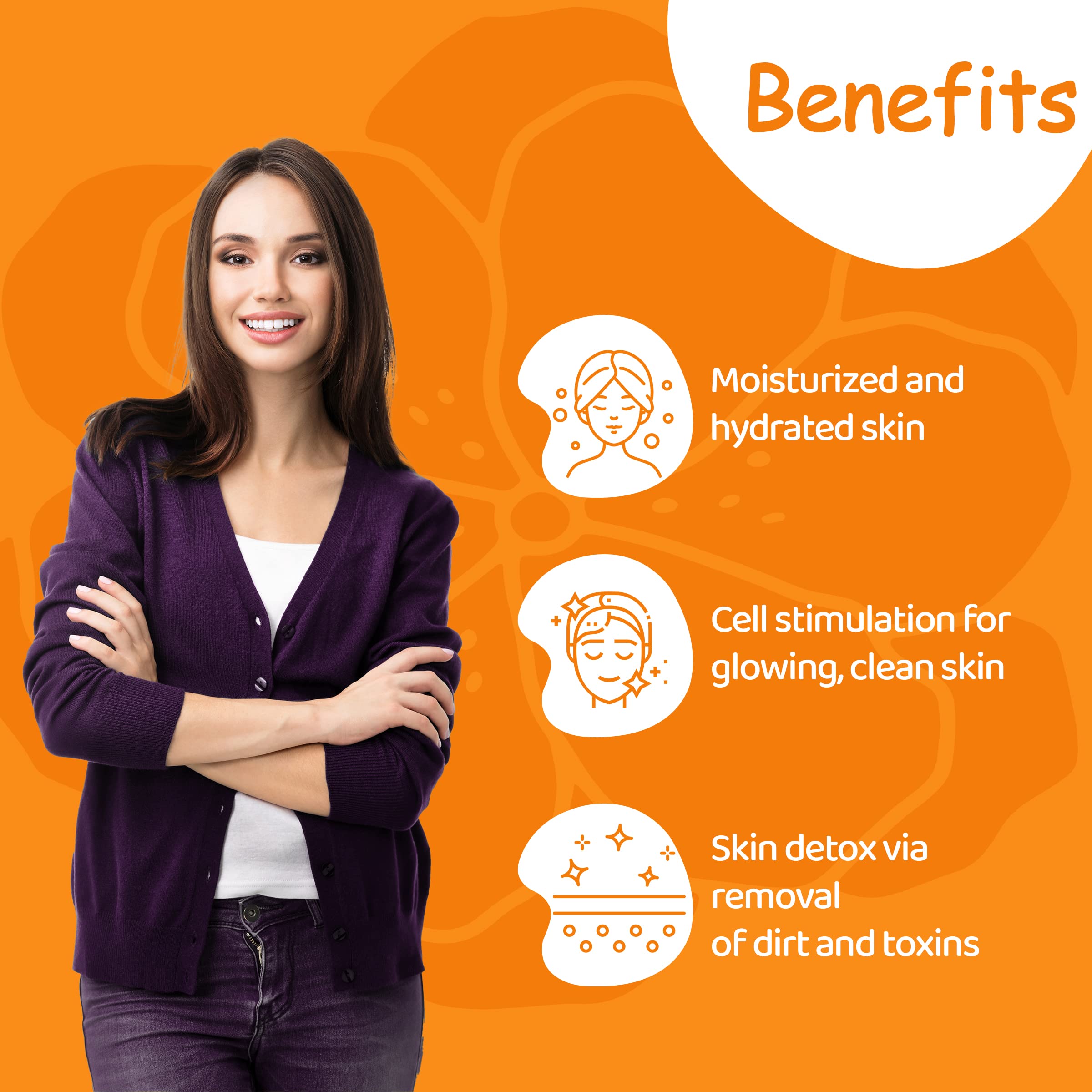 Brightening Face Scrub with Orange & Mulberry Extract for Tan Removal & Smooth Skin - Exfoliates Dead Cells & Blackheads for Women & Men | 100g | Perfect for Post-Sun Care & Daily Glow Routine