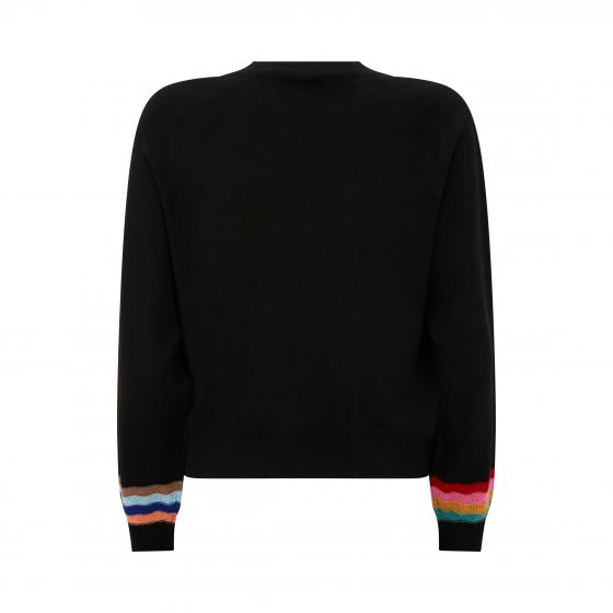 Warm Knitted Stripe Wool Cardigan for Women - Cozy Winter Sweater for Casual Outfits & Office Wear