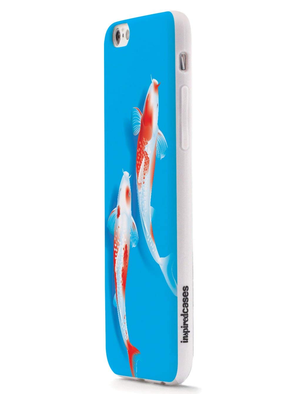 Premium 3D Textured Koi Fish Phone Case for iPhone 8 Plus - Shockproof Protective Cover with Stylish Design - Perfect for Daily Use, Travel & Outdoor Activities