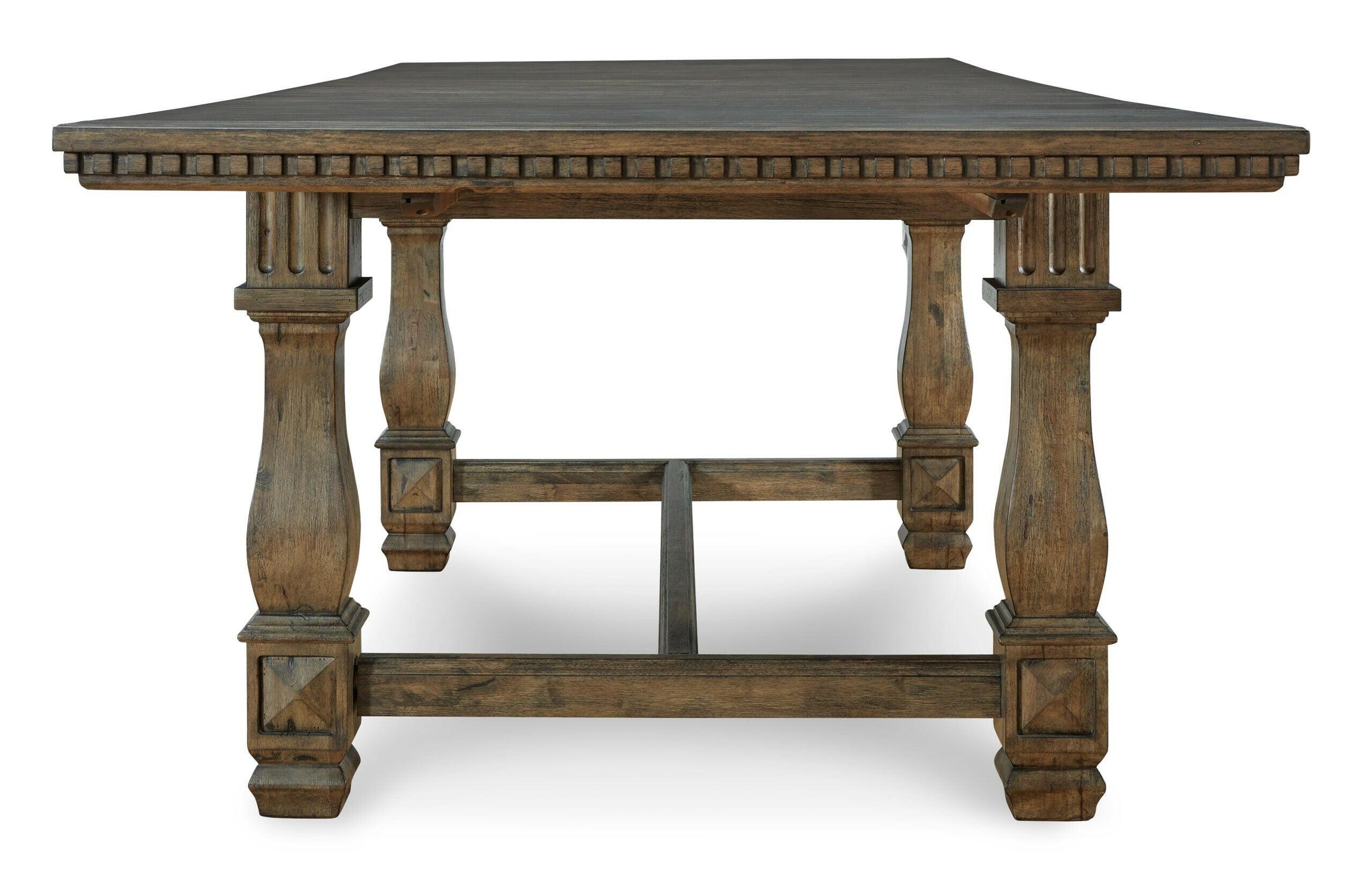 Marksburg Dining Table Set with 6 Chairs - Modern Kitchen & Dining Room Furniture for Family Gatherings & Dinner Parties