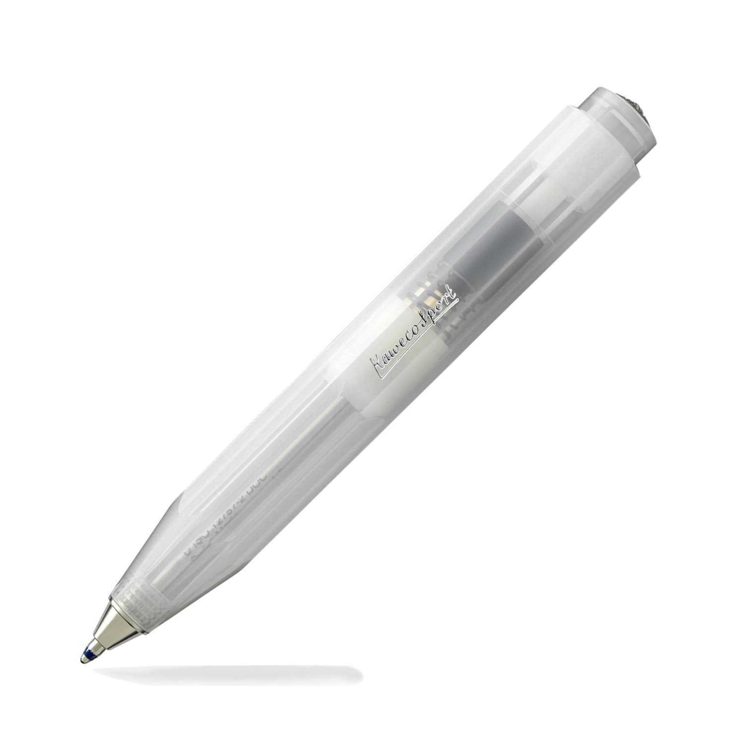 Kaweco Frosted Sport Ballpoint Pen - Coconut White | Smooth Writing Gel Ink Pen for Office, School & Travel | Premium German Design Writing Instrument