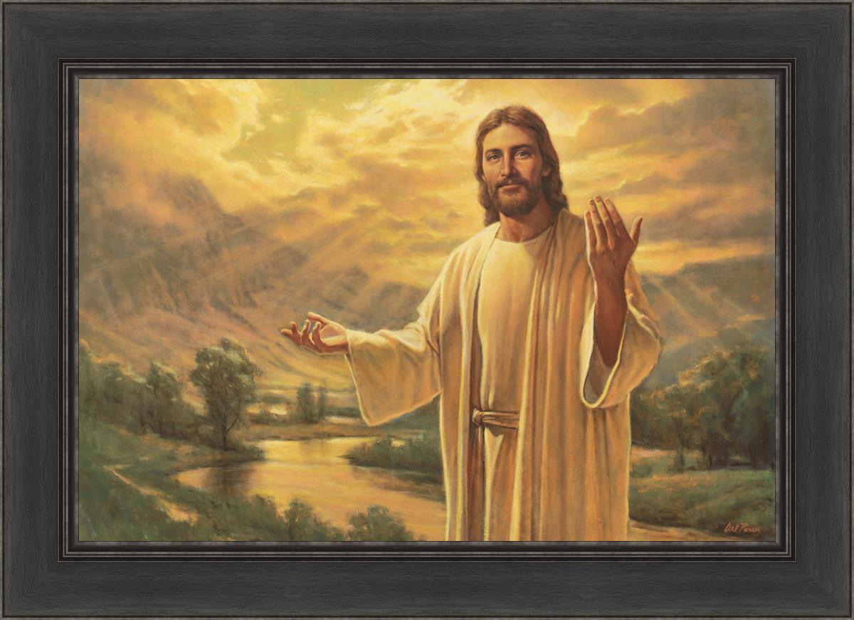 Come Follow Me By Del Parson - Inspirational Christian Wall Art for Home & Church Decor - Perfect for Living Rooms, Bedrooms & Sunday School Classrooms
