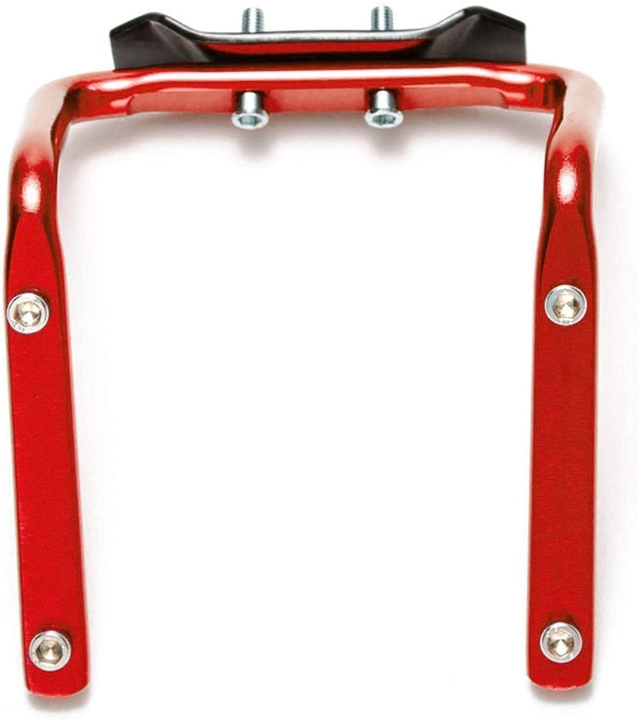 LSZ Aluminum Alloy Bicycle Water Bottle Cage Holder - MTB Bike Seat Rack Adapter for Double Bottle Mount - Durable Red Cycling Accessory for Mountain Biking, Road Cycling & Commuting