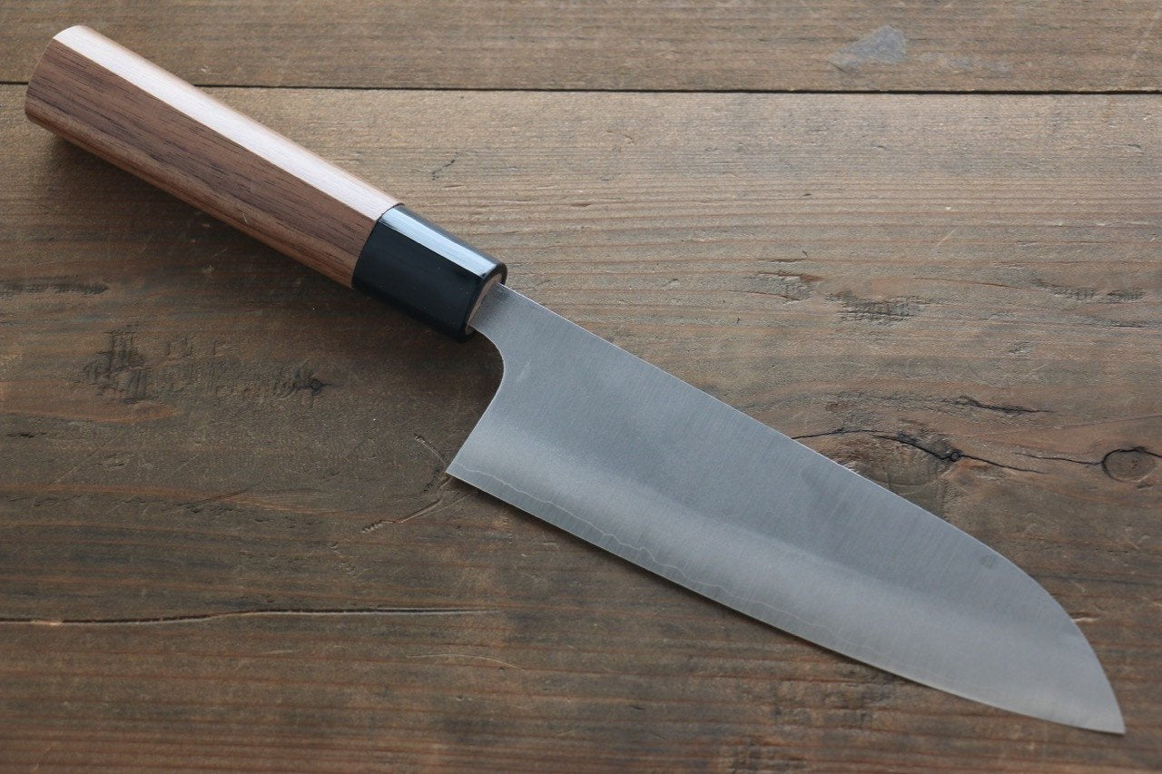 Nao Yamamoto VG10 Nashiji Santoku Knife 165mm - High Carbon Stainless Steel Japanese Kitchen Knife for Slicing, Dicing, and Chopping Vegetables, Meat, and Fish - Perfect for Home Chefs and Professional Cooks
