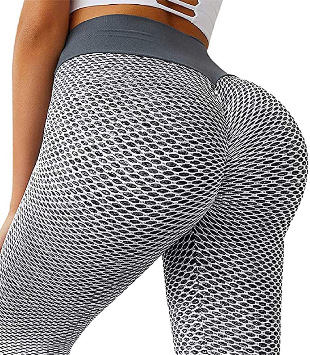 JGS1996 Women's Butt Lifting Leggings - High Waisted Tummy Control Yoga Pants with Scrunch Booty Design for Workout & Gym | Perfect for Yoga, Running, Fitness & Daily Wear