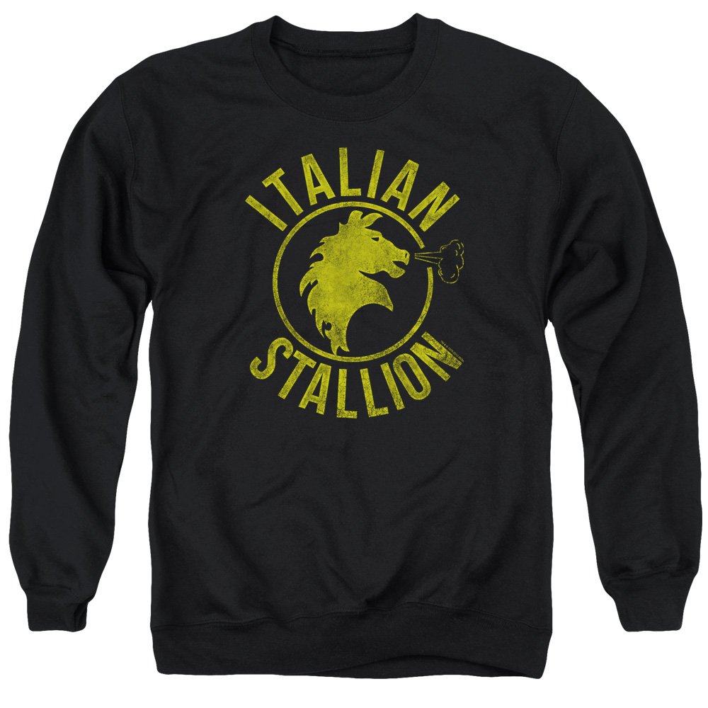 Rocky Italian Stallion Horse Unisex Crewneck Sweatshirt for Men & Women - Comfortable Cotton Pullover for Casual Wear, Gym, and Outdoor Activities