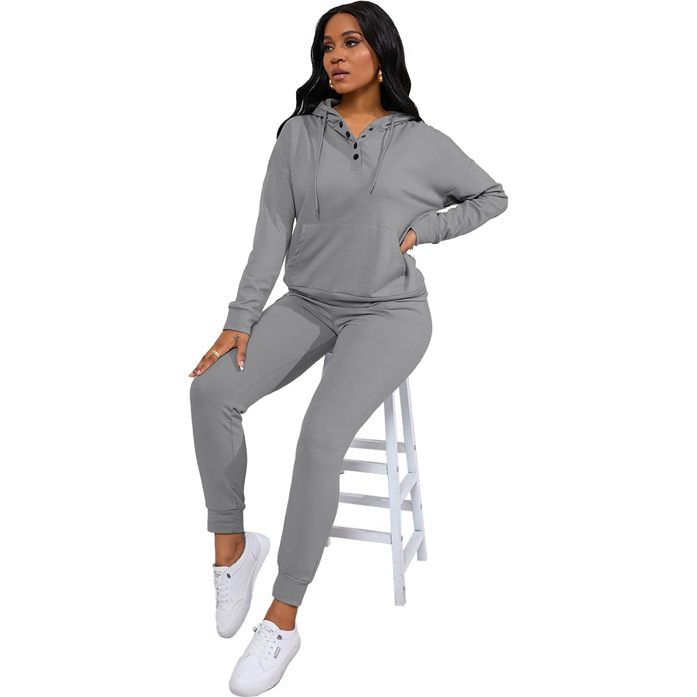 Nimsruc Women's Two Piece Jogger Outfit - Casual Sweatsuit Set for Running, Lounge & Workout | Perfect for Gym, Yoga & Everyday Wear