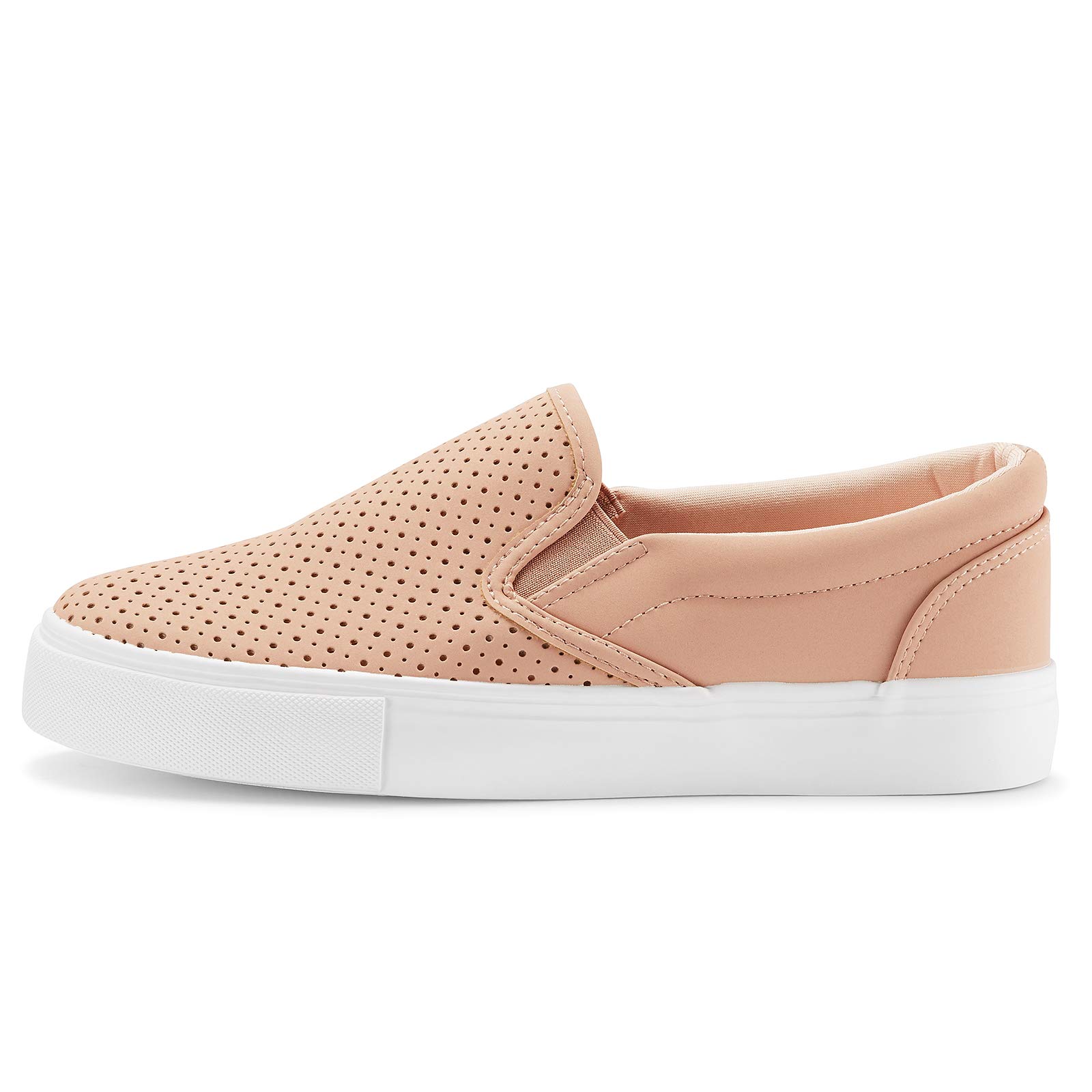 JENN ARDOR Women's Slip-On Sneakers - Comfortable Walking Shoes for Women | Casual Flats for Everyday Wear, Work, Travel & Errands