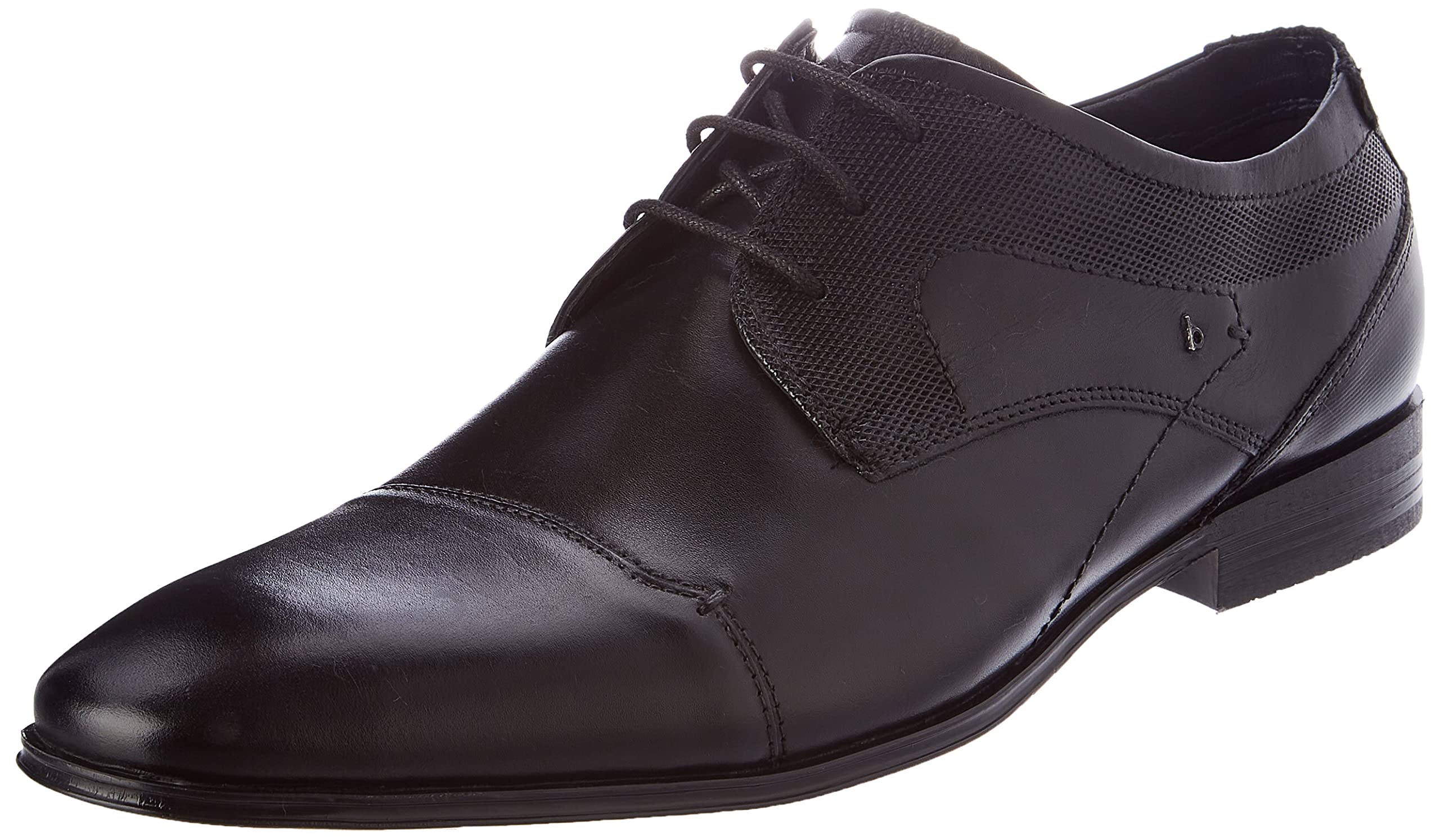 Bugatti Men's Derby Lace-Up Dress Shoes - Classic Formal Oxford Shoes for Business, Wedding & Office - Premium Leather Men's Dress Shoes for Professional & Special Occasions