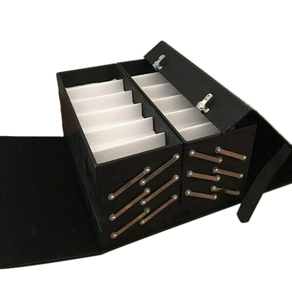 48 Pcs Foldable Sunglasses Case - Large Portable Eyeglass Display Organizer for Sunglasses Storage - Black | Perfect for Travel, Retail Display & Eyewear Protection