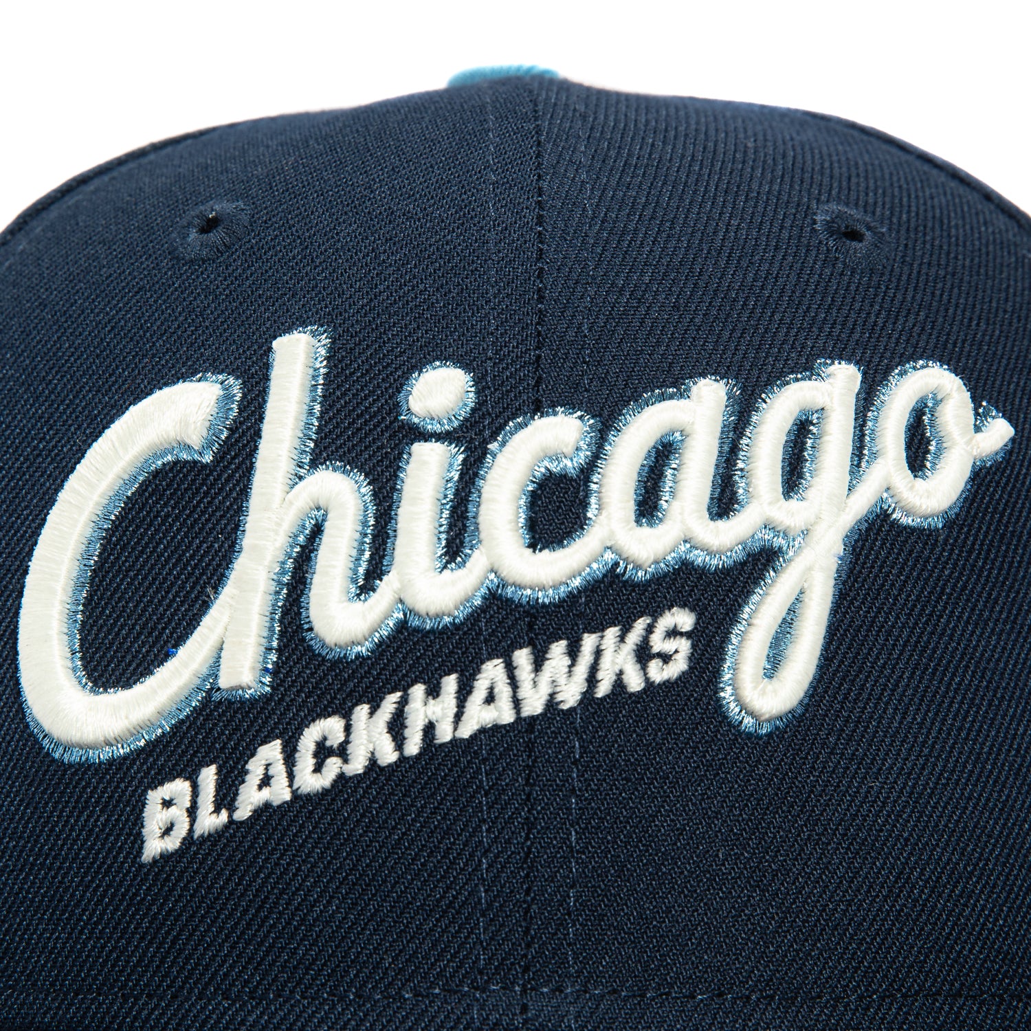 New Era 59Fifty Chicago Blackhawks Winter Classic Patch Script Hat - Navy Blue Adjustable Baseball Cap for Men & Women - Perfect for Hockey Games, Sports Events & Casual Wear