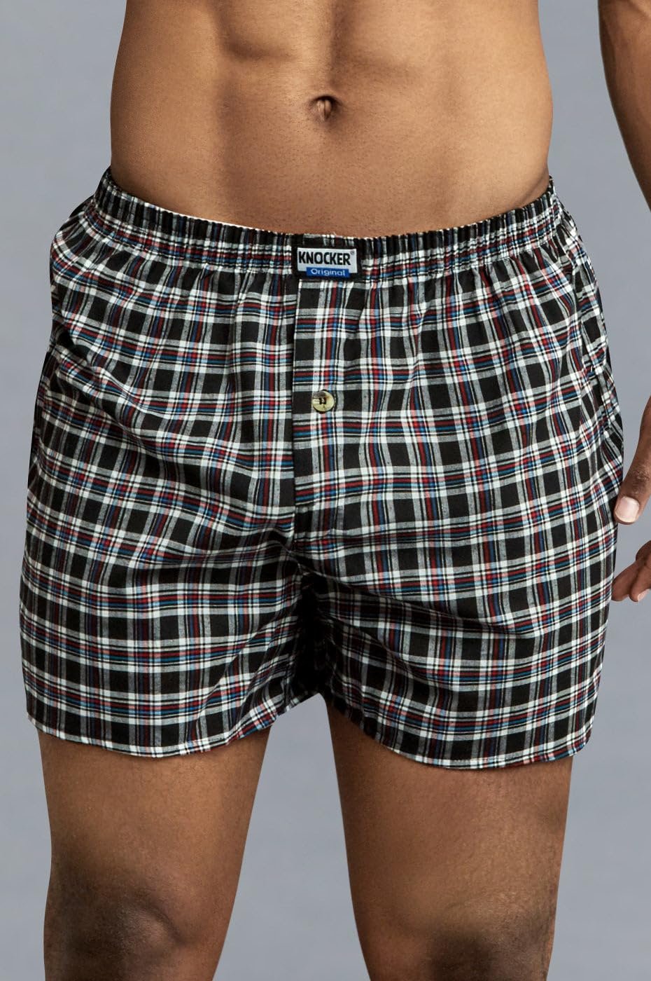 Men's Classic Plaid Cotton Boxer Shorts - Breathable Underwear for Everyday Comfort | Perfect for Lounge, Sleep & Travel