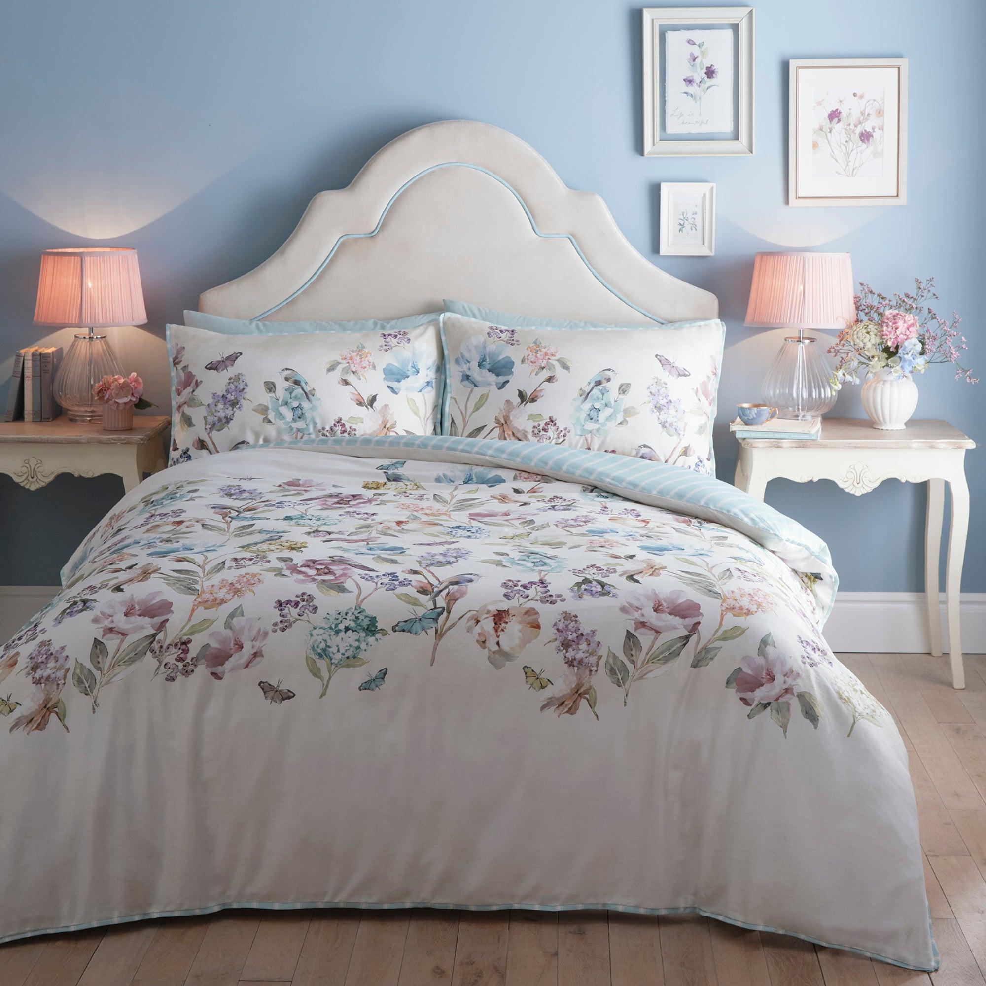 Appletree Heritage Portia Duvet Cover Set - Queen Size, 3-Piece Luxury Bedding Set with Pillow Shams, Soft & Breathable Cotton - Perfect for Master Bedroom, Guest Room & Cozy Home Decor