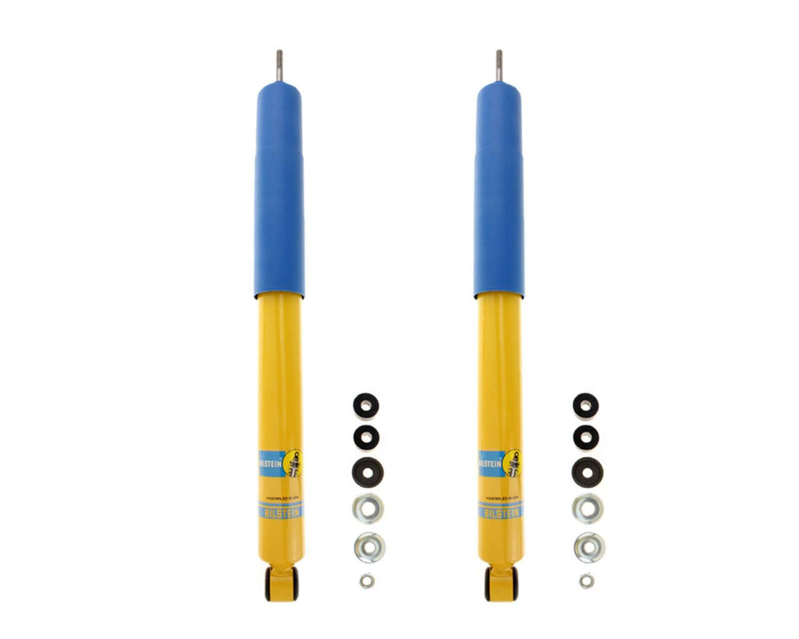Bilstein B6 4600 Monotube Gas OEM Shocks - Front Pair for 2013-2018 Ram 3500 4WD | Heavy Duty Truck Suspension Upgrade for Off-Road & Towing