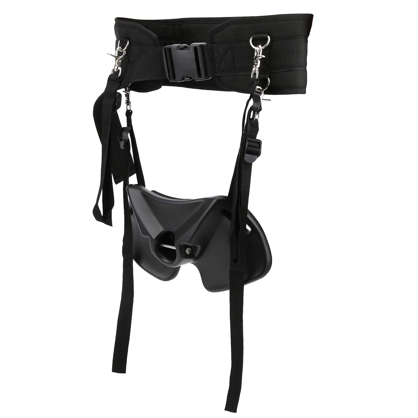 **Adjustable Fishing Rod Fighting Belt - L Size Waist Support Holder for 35.4-51.2in Rods - Tackle Boat Fishing Gear with Secure Pole Fixing - Perfect for Deep Sea, Shore, and Kayak Fishing**