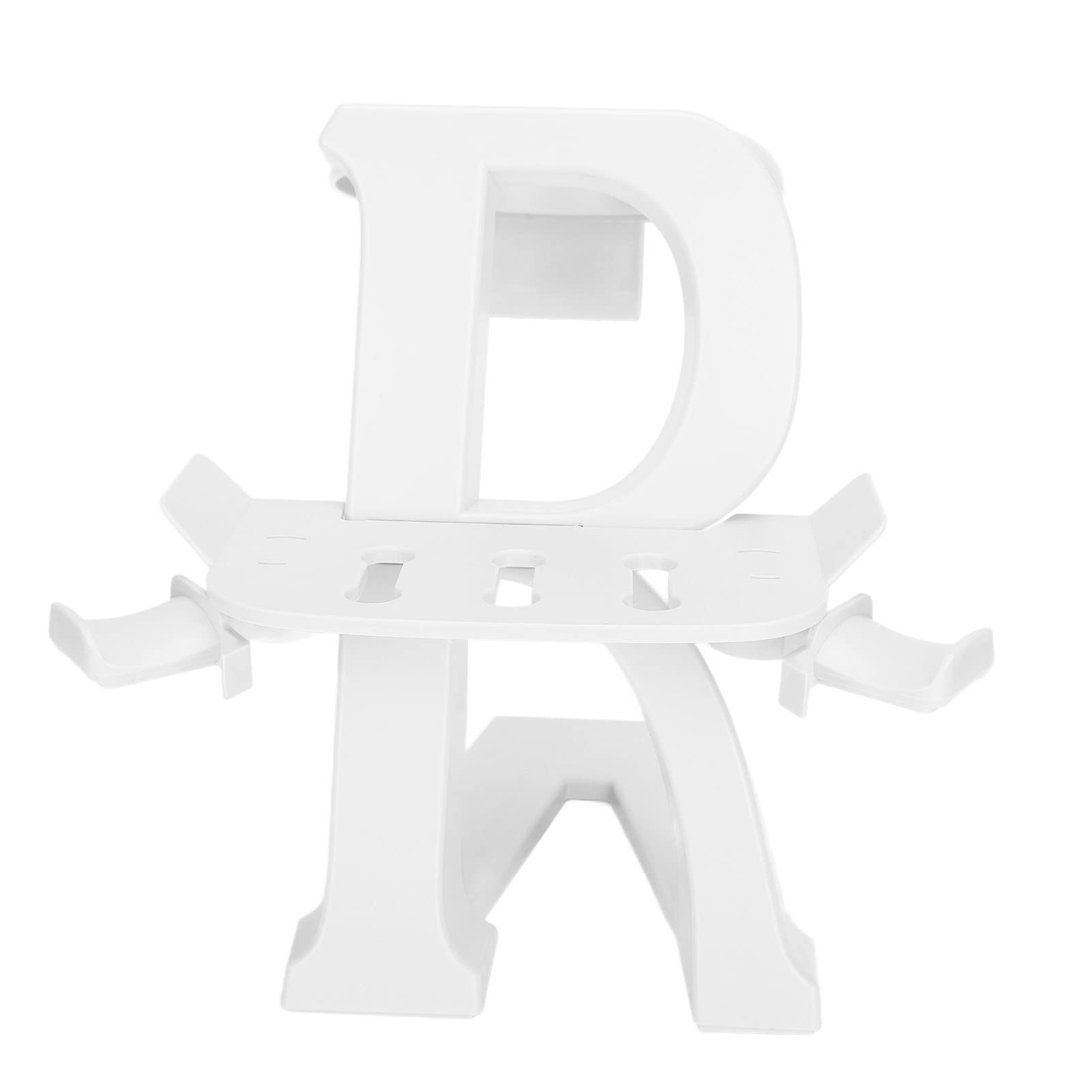 CHICIRIS VR Headset Stand & Controller Holder - Durable Plastic VR Accessories Organizer for Oculus Rift S & HTC Vive (White) - Perfect for Gaming Setup & VR Equipment Storage
