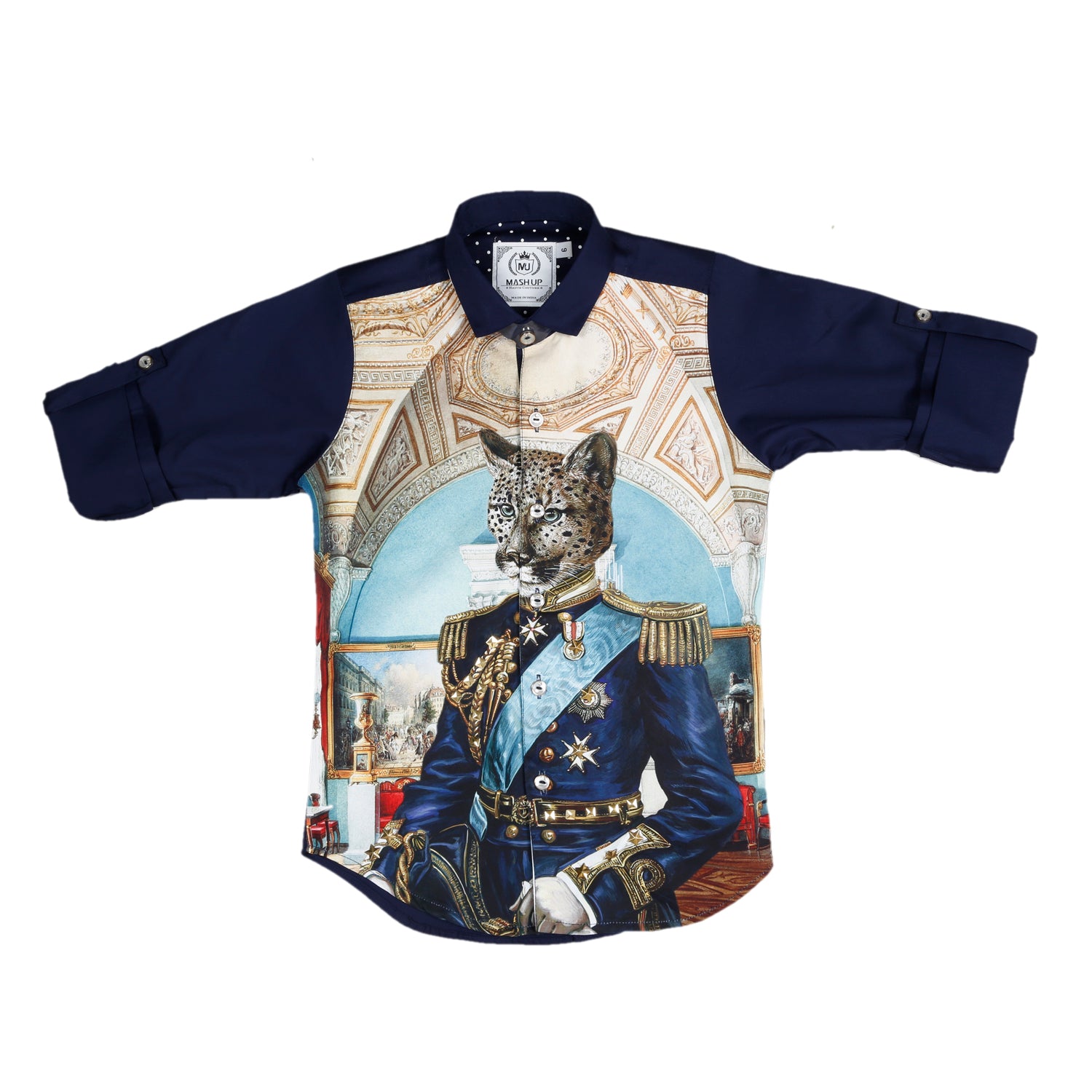MashUp CAT MILITARY PRINT T-Shirt - Stylish Graphic Tee for Men & Women - Perfect for Casual Wear, Street Fashion & Cat Lovers