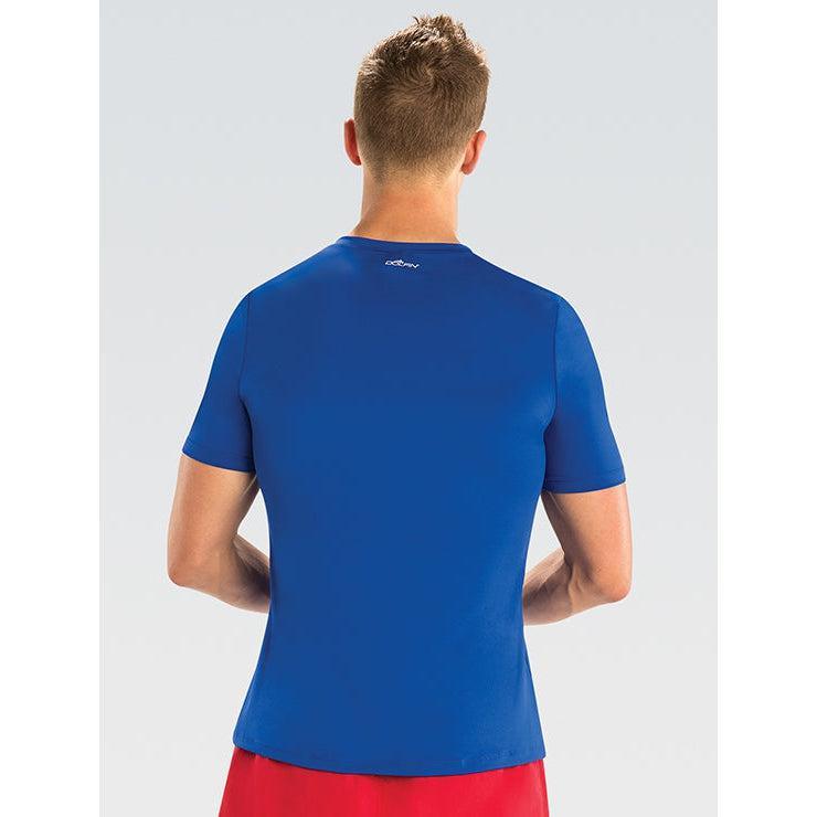Dolfin Men's UPF 50+ Short Sleeve Rash Guard Swim Shirt - Sun Protection for Swimming, Surfing & Beach Activities