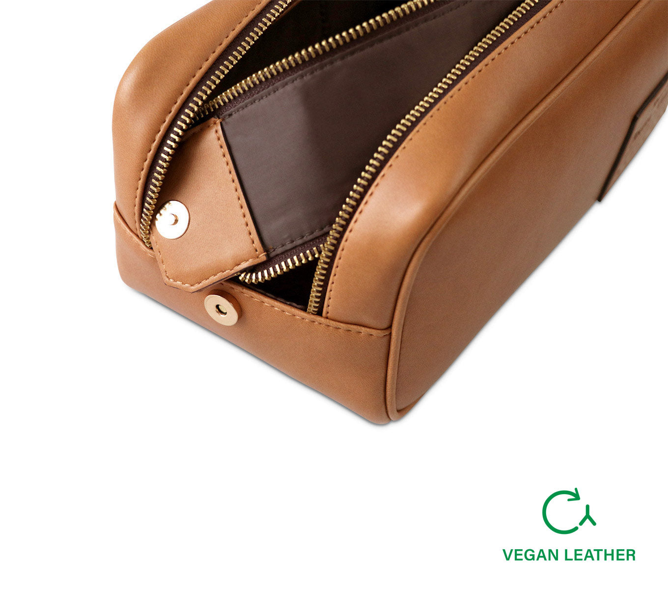 Premium MARLOW DOPP KIT - Genuine Apple Leather Toiletry Bag for Men | Travel Organizer for Gym, Business Trips & Weekend Getaways