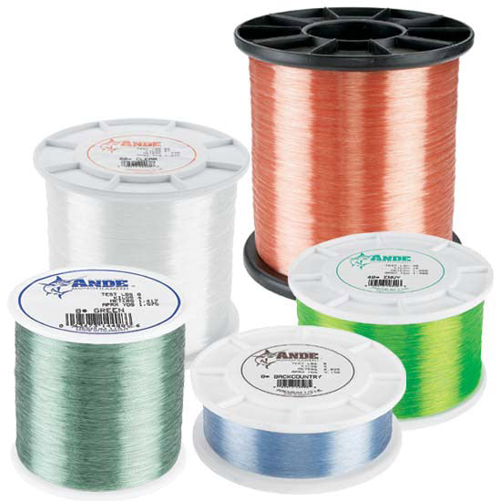 Ande 1lb Spool Premium Monofilament Fishing Line - Strong & Durable for Freshwater & Saltwater Fishing, Ideal for Bass, Trout, and Walleye Anglers