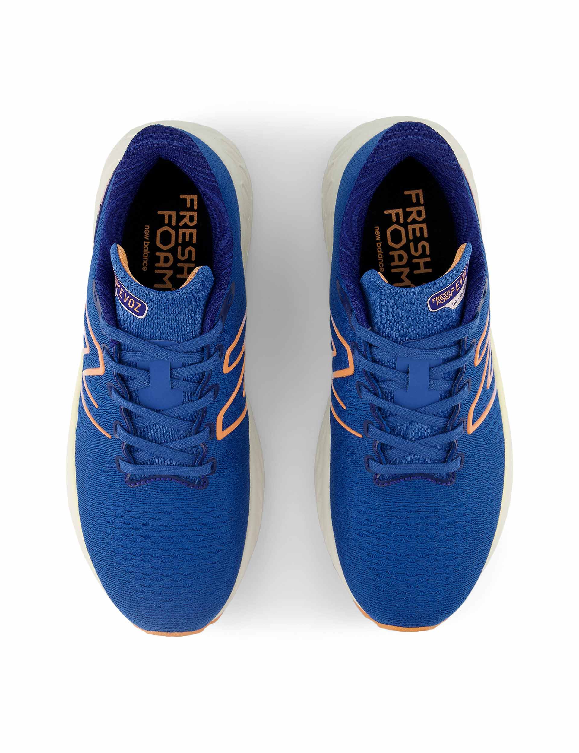New Balance Fresh Foam X EVOZ v3 Running Shoes for Men - Lightweight & Cushioned - Blue Athletic Sneakers - Perfect for Jogging, Gym Workouts & Daily Wear