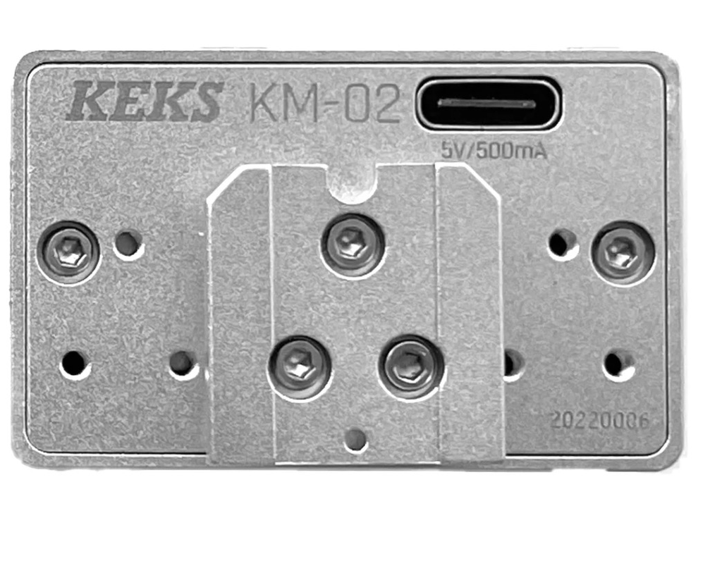 KEKS KM02 Professional Light Meter for Photography - Chrome Finish | Accurate Ambient & Flash Light Measurement for Studio, Outdoor & Indoor Shooting