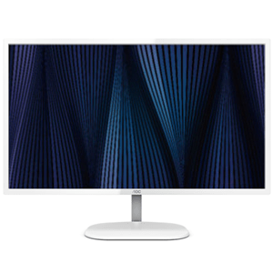 AOC 32-Inch QHD IPS Monitor (Q32V3S/WS) - 2560x1440 Resolution, 75Hz Refresh Rate, HDMI & DP Ports, White - Perfect for Home Office, Gaming, and Graphic Design