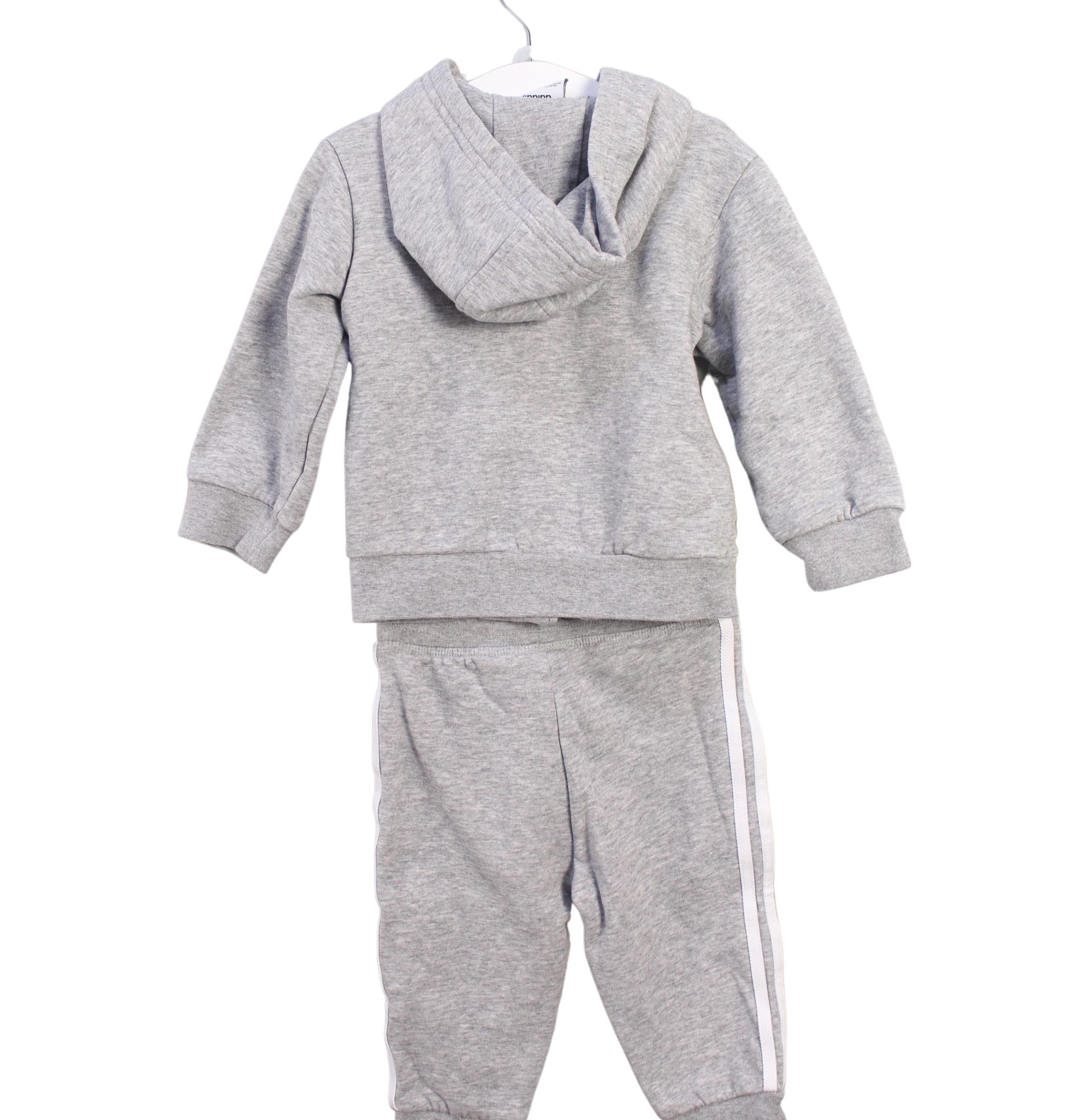 Adidas Men's Sweatshirt and Sweatpant Set - 6-9 Months | Comfortable Cotton Baby Jogger Outfit for Playtime & Casual Wear