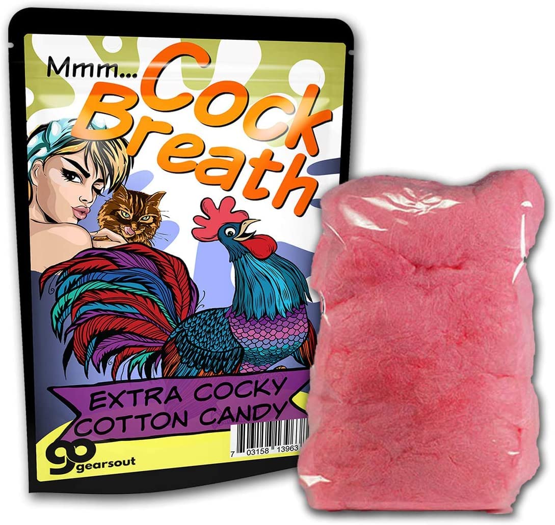Gourmet Strawberry Cotton Candy - Gluten Free, Made in USA - Fun Novelty Candy & Gag Gift for Men & Women - Perfect for Birthday Parties, Office Pranks & Gift Baskets - 1 Ounce