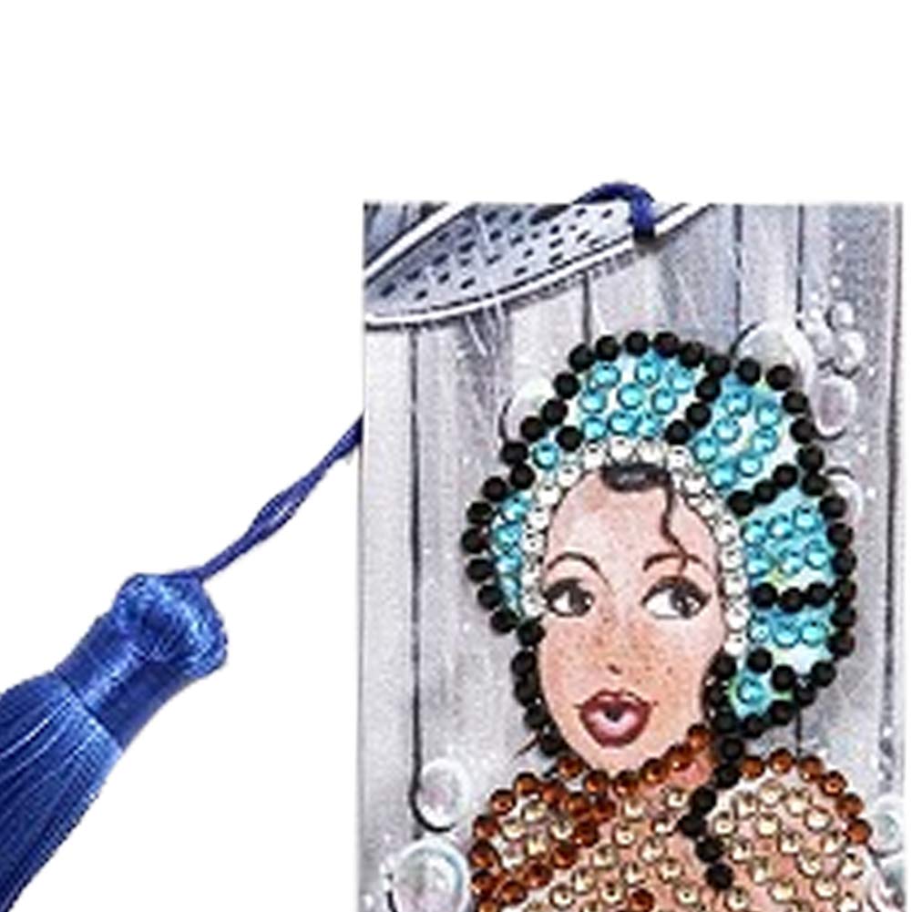 Handmade Cross Stitch Bookmarks with Embroidery Tassel - DIY Craft Kit for Beginners & Students - Perfect for Book Lovers, Reading Accessories & Gift Ideas