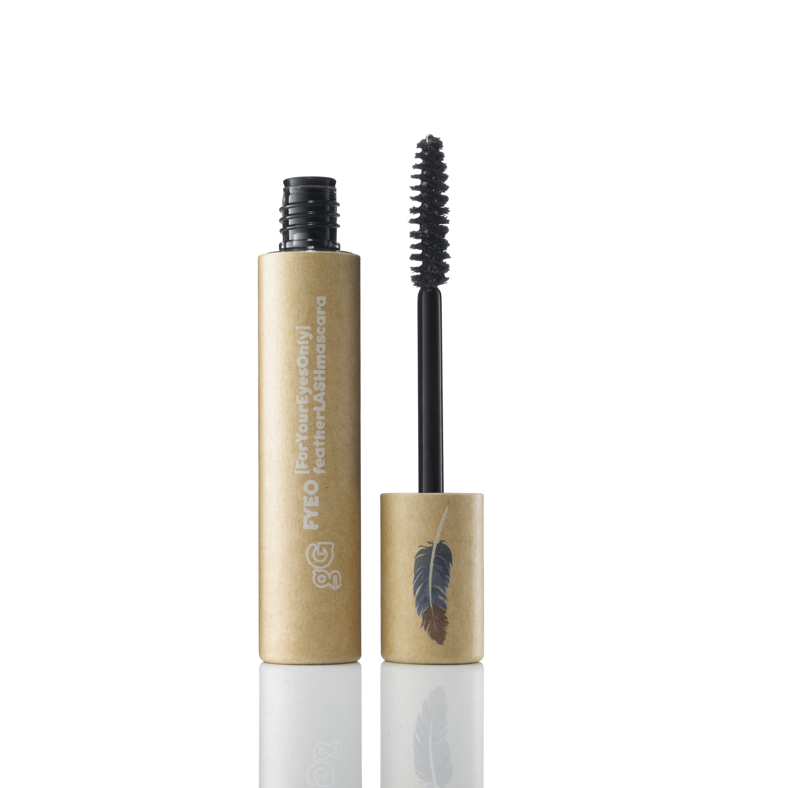 geo GiRL FYEO (For Your Eyes Only) Feather Lash Mascara in Grey - Volumizing & Lengthening Waterproof Mascara for Dramatic Lashes - Perfect for Date Night, Parties & Special Occasions