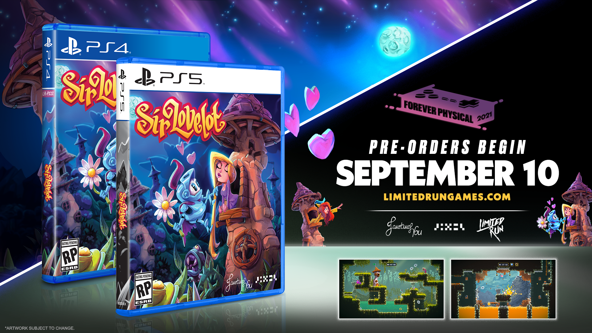Limited Edition PS5 Game - Sir Lovelot for PlayStation 5 | Retro-Inspired Action Platformer | Perfect for Gaming Collectors & Platformer Fans
