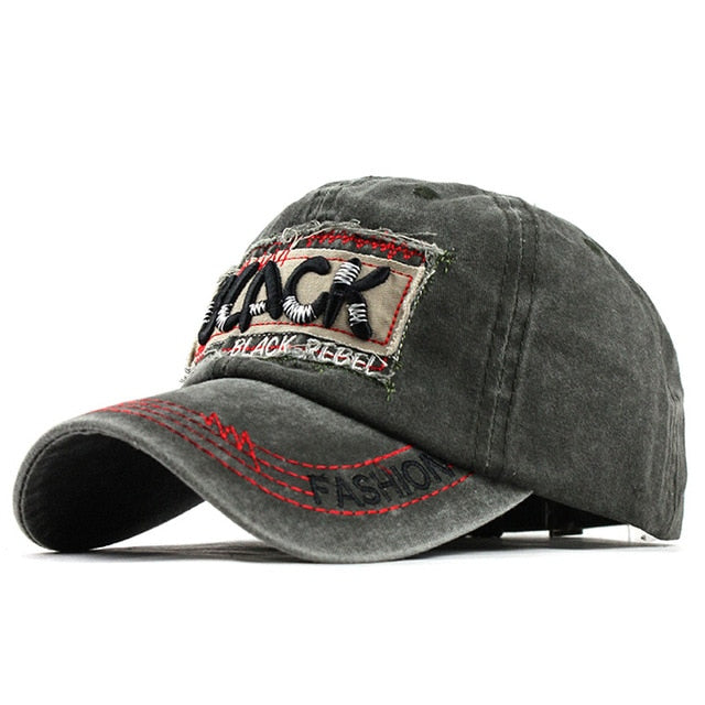 Black Rebel Retro Embroidered Baseball Cap for Men & Women - Vintage Style Adjustable Dad Hat with Embroidery - Perfect for Streetwear, Casual Outfits, and Outdoor Activities