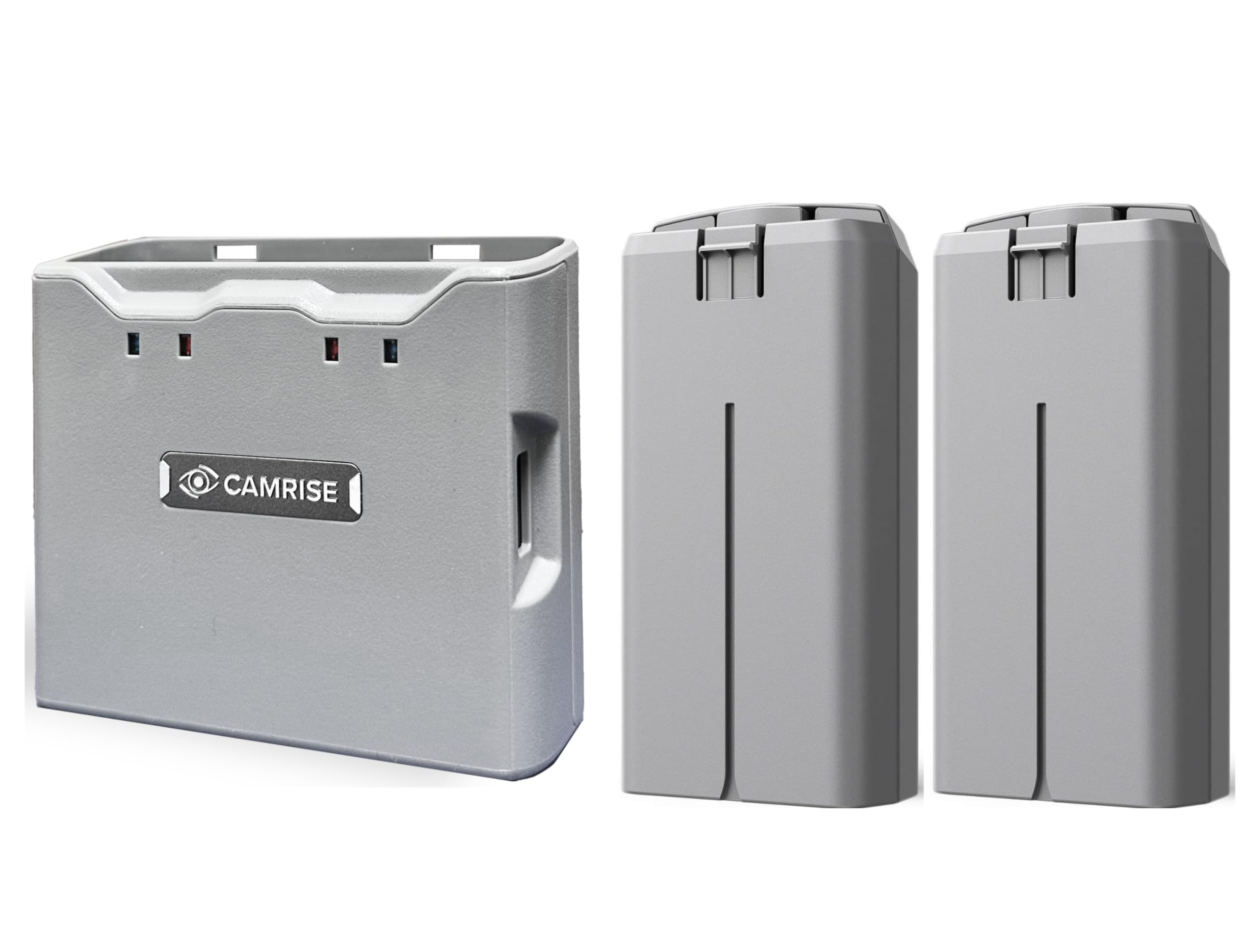 Original DJI Mavic Mini 2 Two-Pack Intelligent Flight Batteries with Camrise Charging Hub - Compatible with DJI Mini 2/Mini SE/Mini 2 SE/Mini 4K Drones - Perfect for Extended Aerial Photography & Travel Adventures