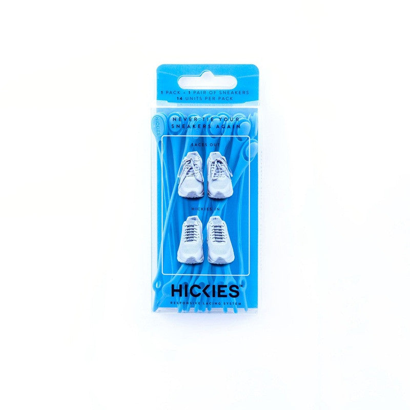 HICKIES No-Tie Elastic Shoelaces - Solid Colors for Sneakers & Casual Shoes | Comfortable, Durable & Stylish for Running, Walking & Everyday Wear