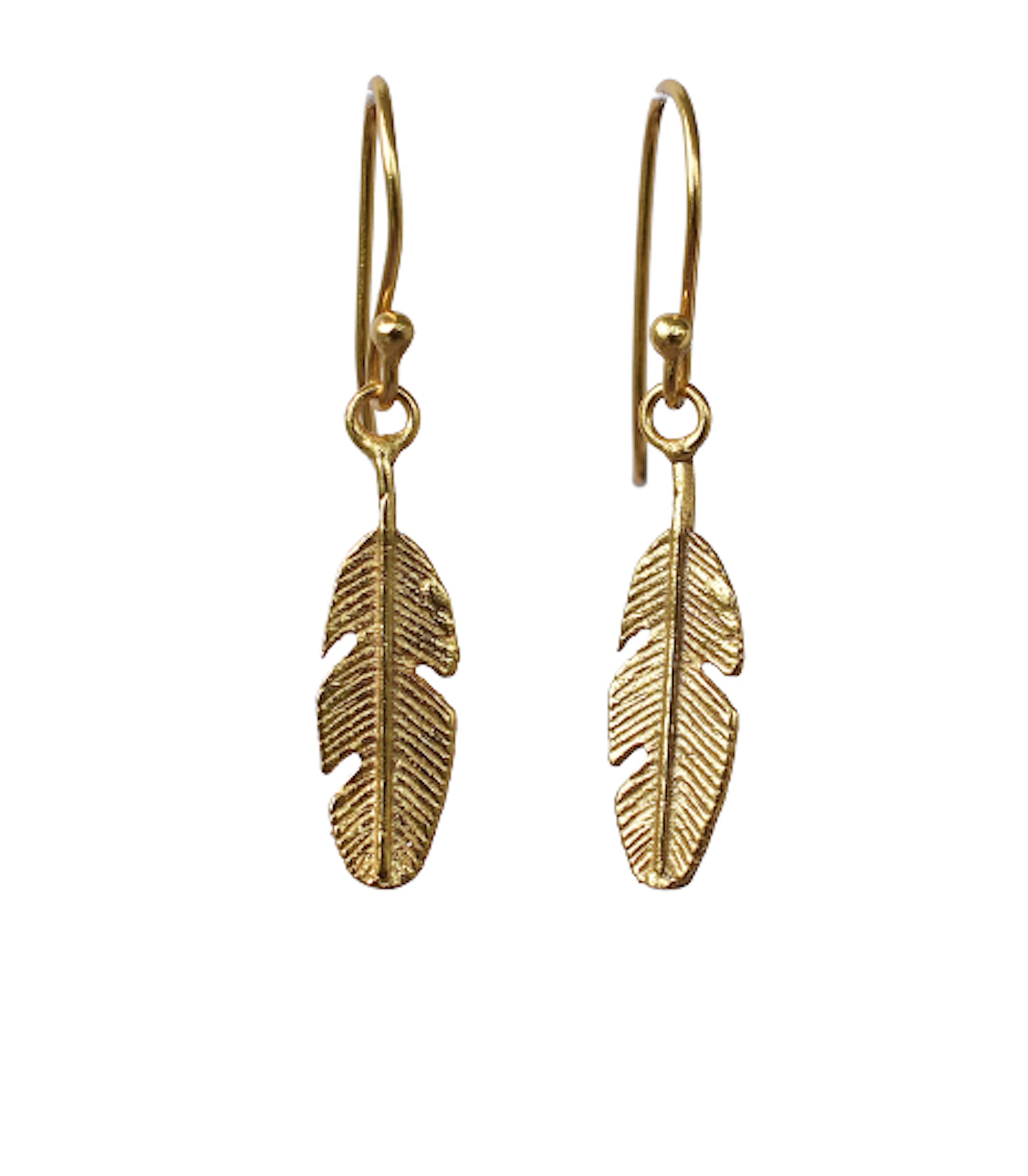 18K Gold Plated Handmade Earrings for Women - Fashion Jewelry Gift for Her - Designer Gold Filled Dangle Earrings VE-383 | Perfect for Date Night, Wedding & Special Occasions