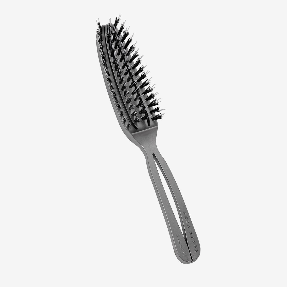 Soft Airy Mixed Bristles Hair Brush - Gentle Detangling for All Hair Types | Perfect for Daily Styling, Salon Use & Travel