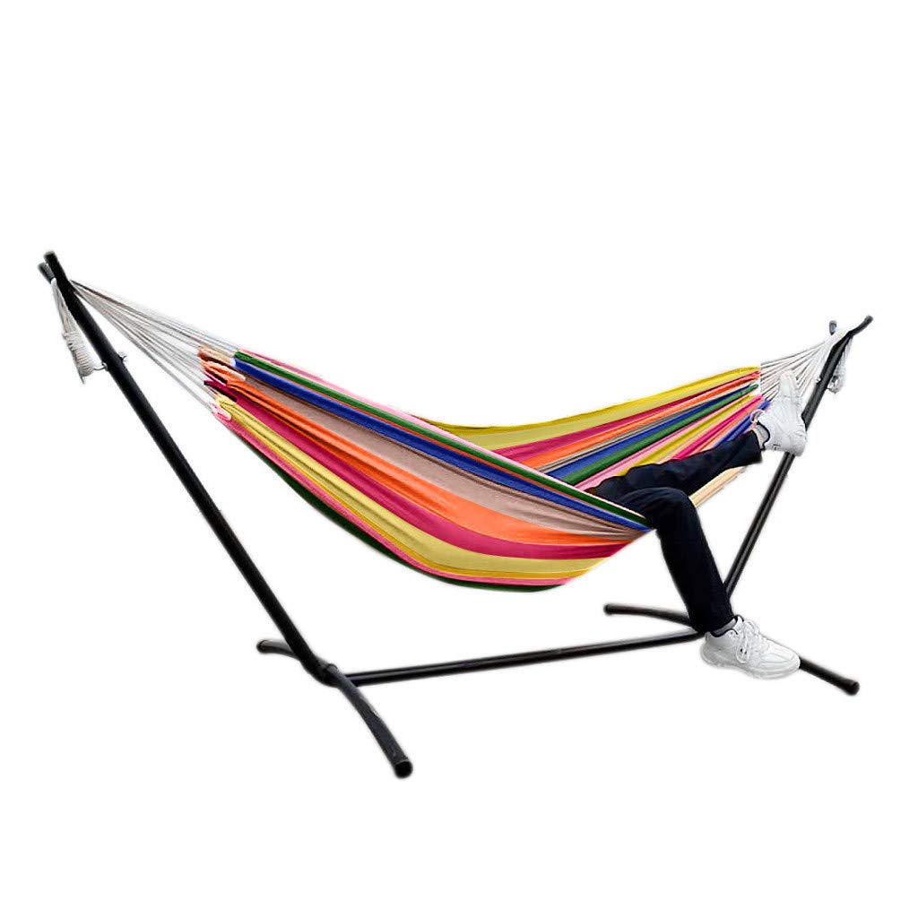 Premium 2-Person Striped Hanging Hammock Chair - 78.7