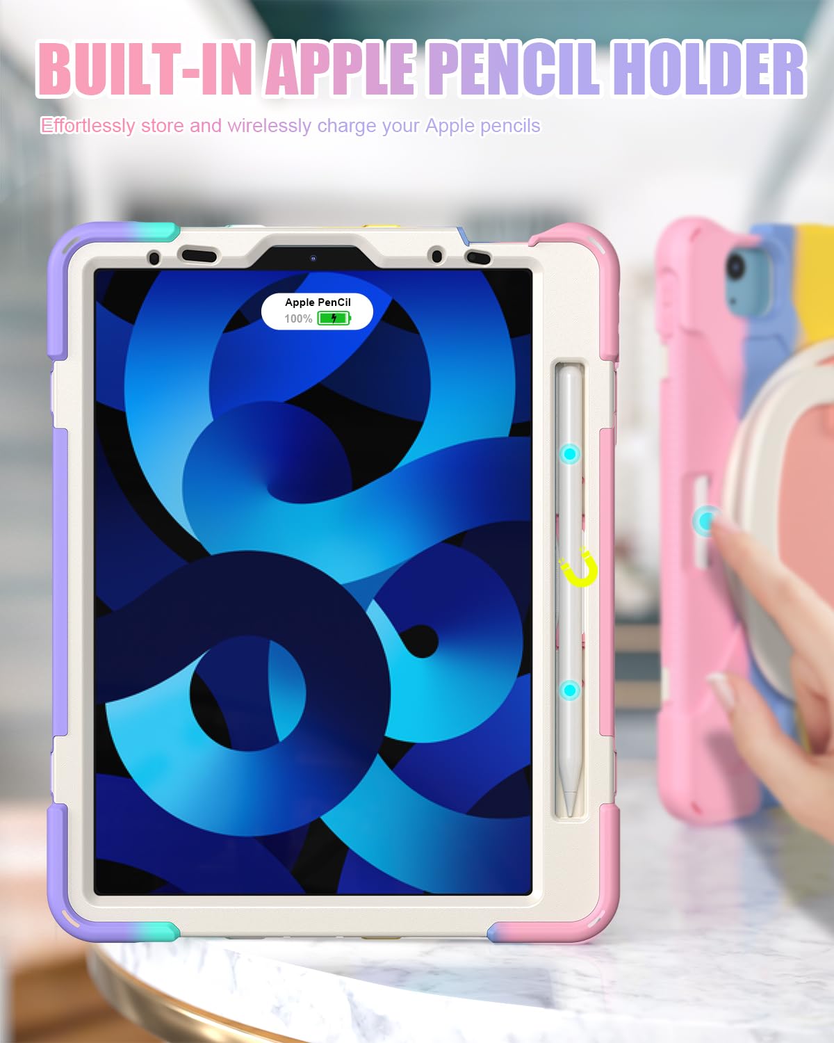 BRAECN Rugged Shockproof Case for iPad Air 11