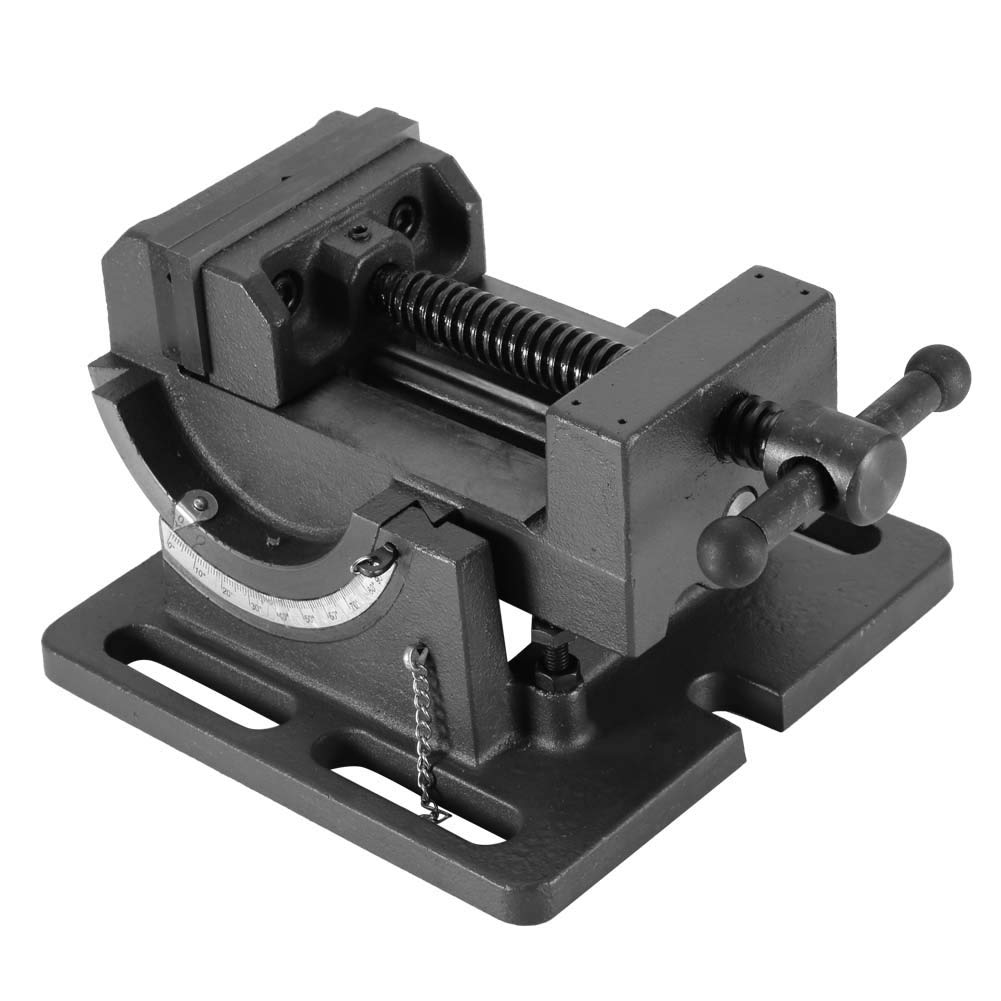 Heavy Duty Cast Iron High Strength Non-Slip Tilt Bench Vise - 3 Inch Hardened Screw Rod Metalworking Vise for Woodworking & DIY Projects - Perfect for Workshop, Garage & Home Repair