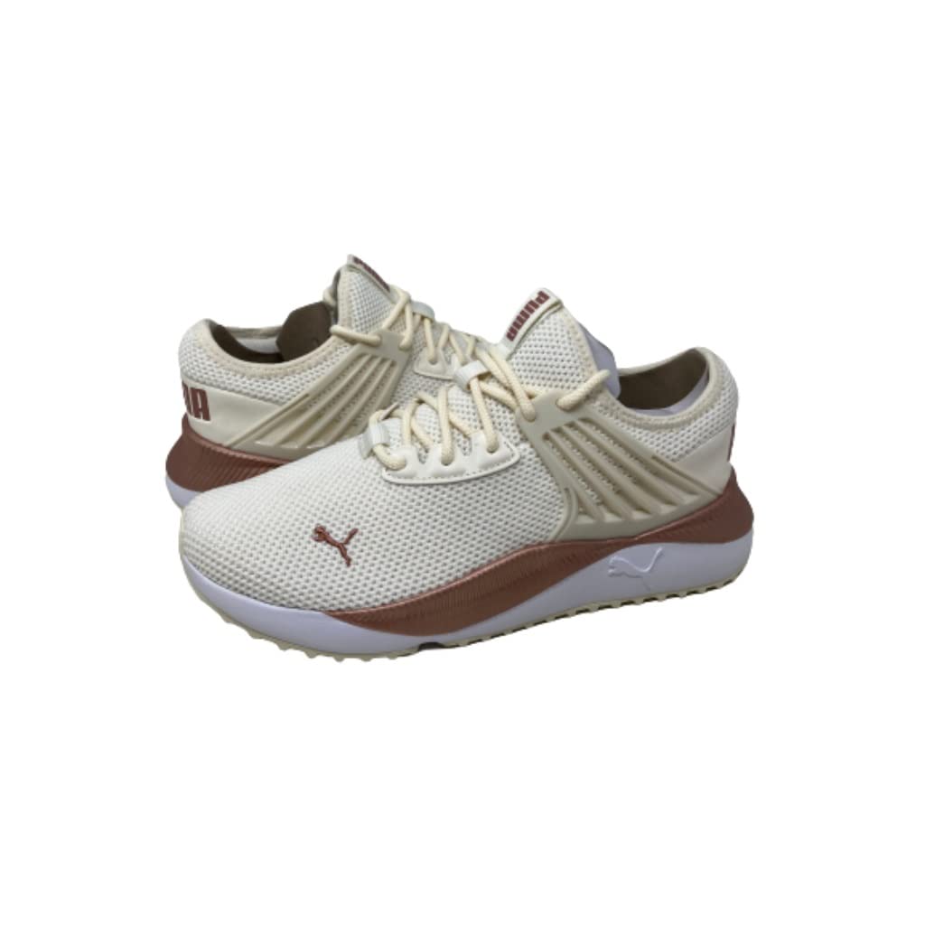 PUMA Pacer Future Lux Women's Running Shoes - Pristine/Rose Gold Size 8.5 B (M) | Lightweight Cushioned Sneakers for Jogging, Gym Workouts & Casual Wear